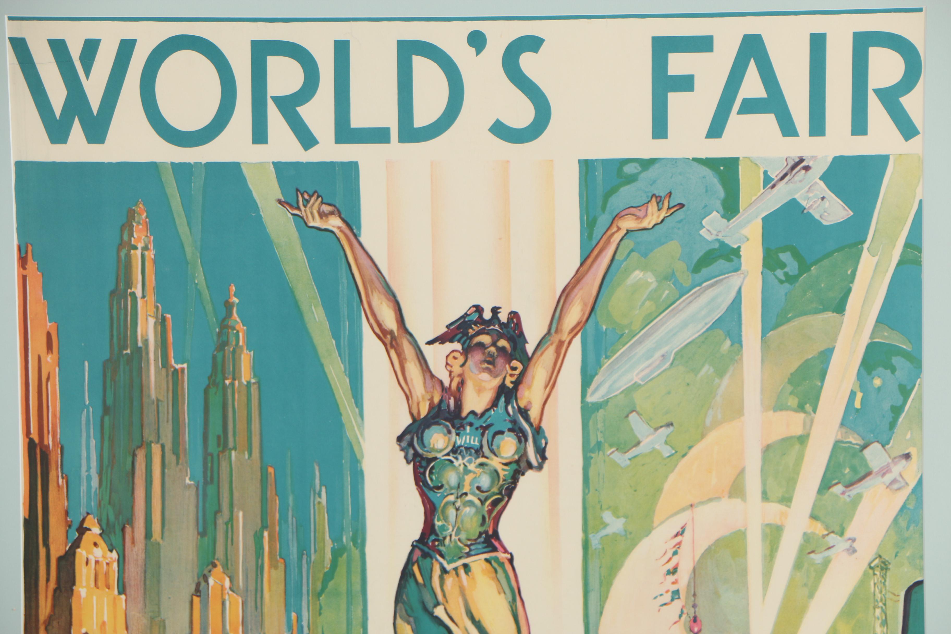 Chicago World's Fair Poster by Glenn C. Sheffer "A Century of Progress", 1933