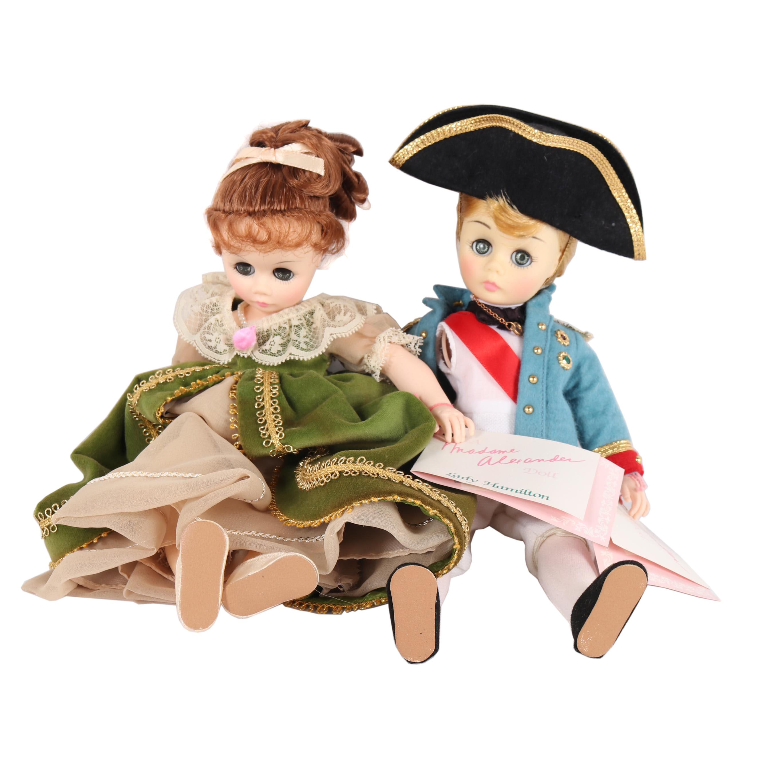 Madame Alexander "Lady Hamilton" and "Lord Nelson" Dolls