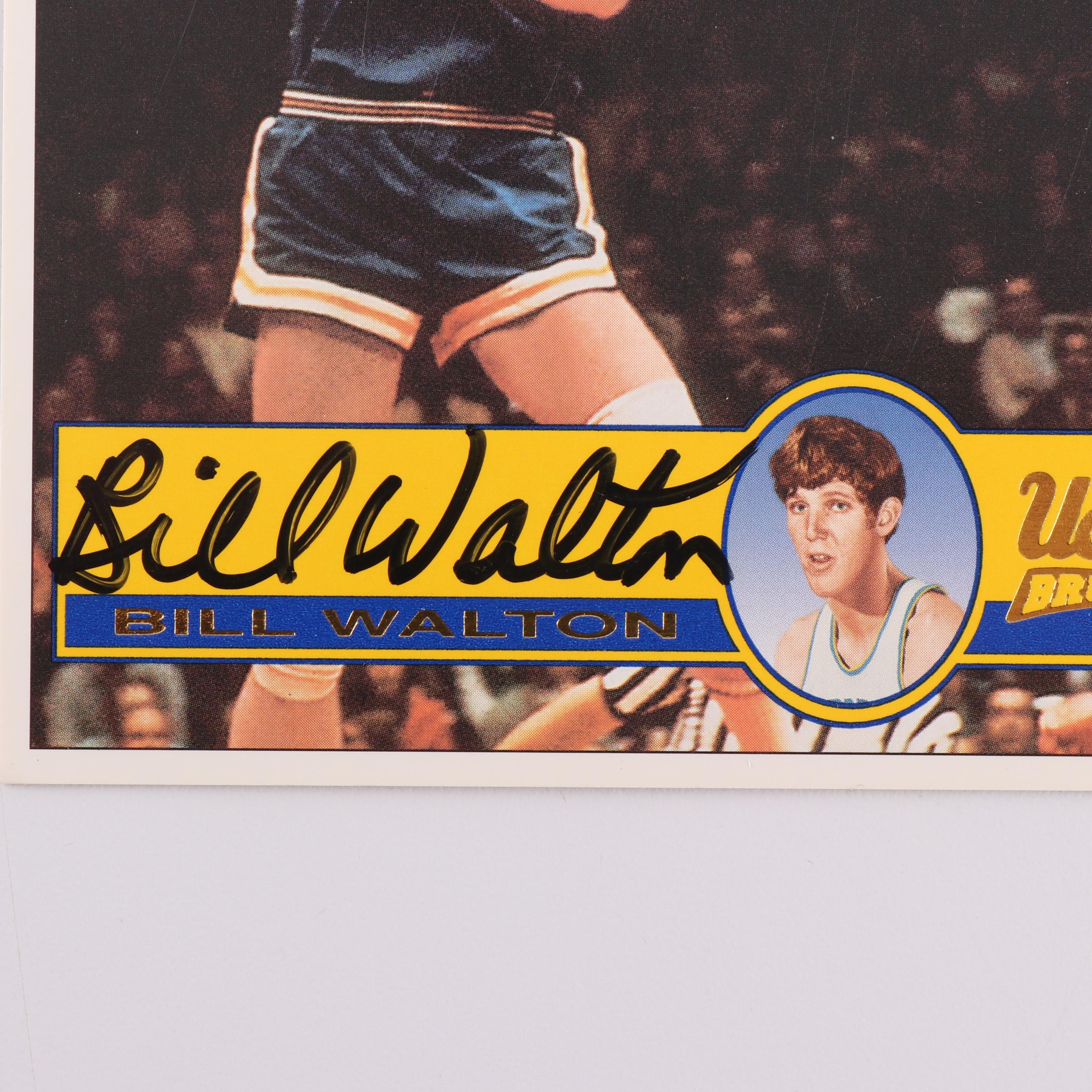 Bill Walton and Sam Jones Autographed Photographs