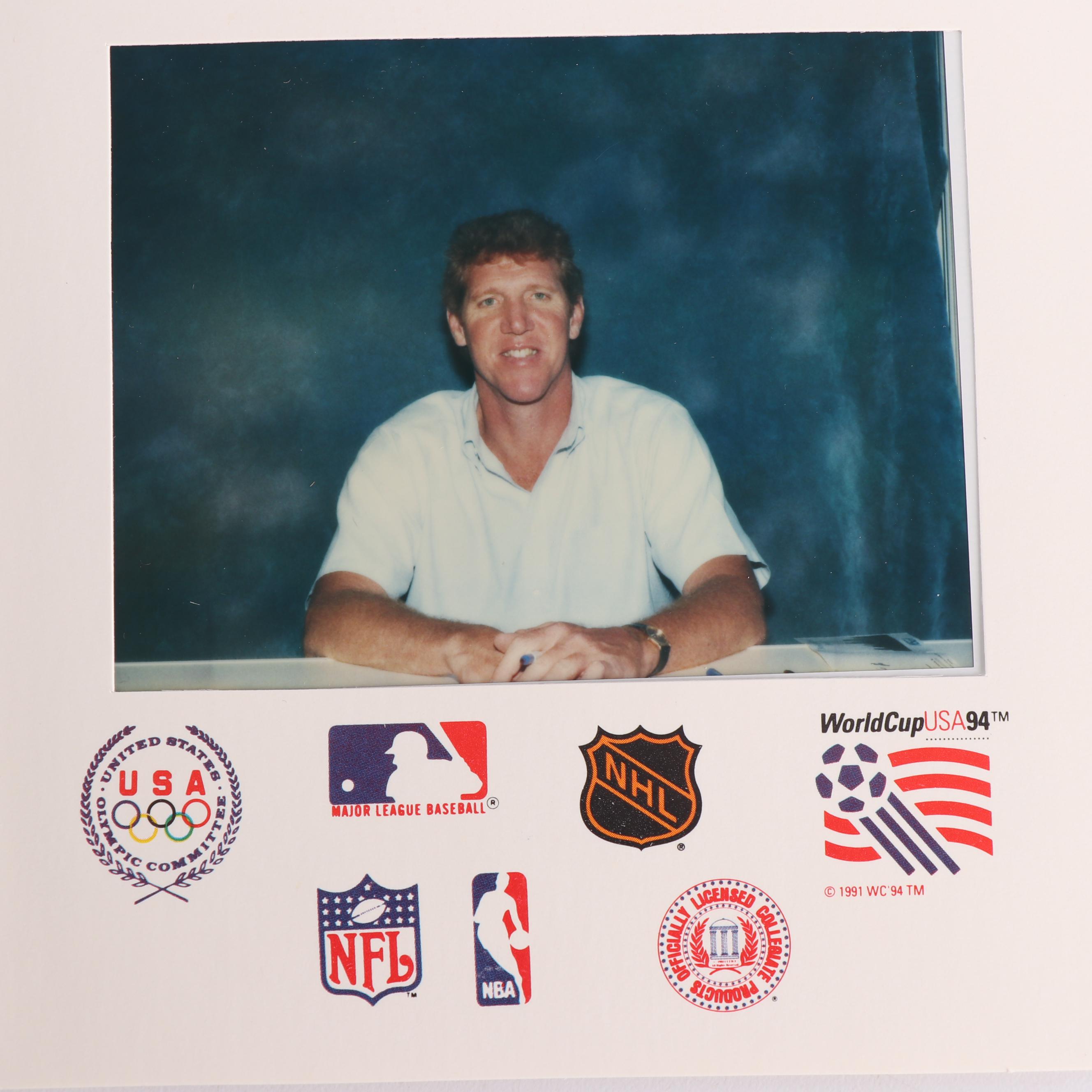 Bill Walton and Sam Jones Autographed Photographs