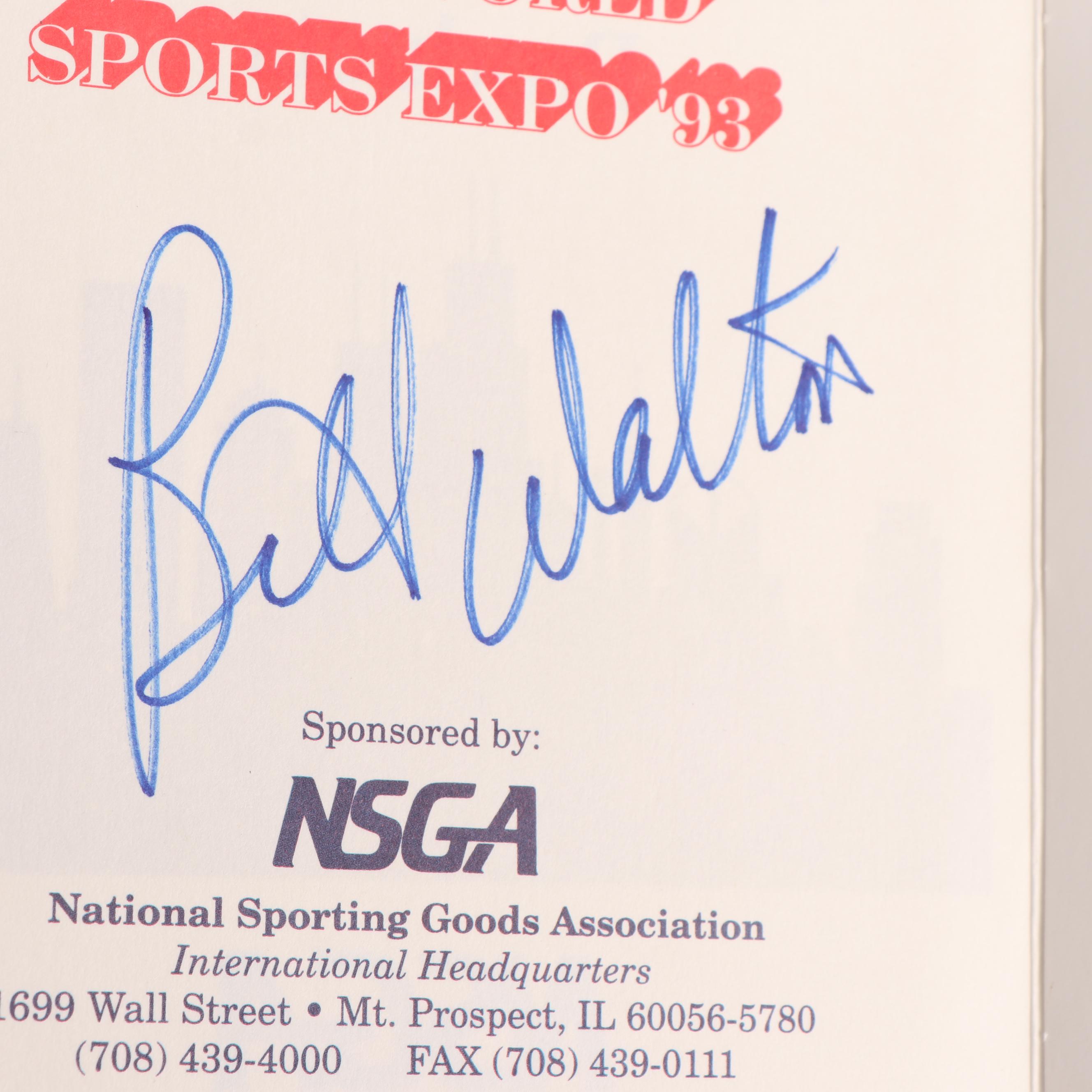 Bill Walton and Sam Jones Autographed Photographs