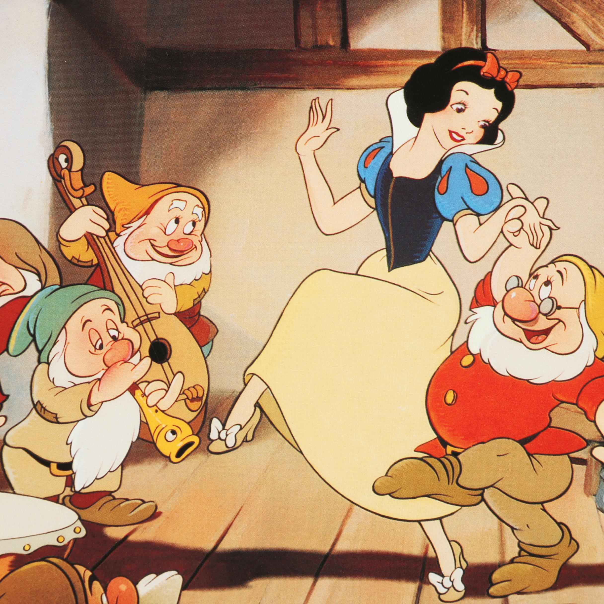 Disney Commemorative Lithographs "Including Snow White and the Seven Dwarfs"