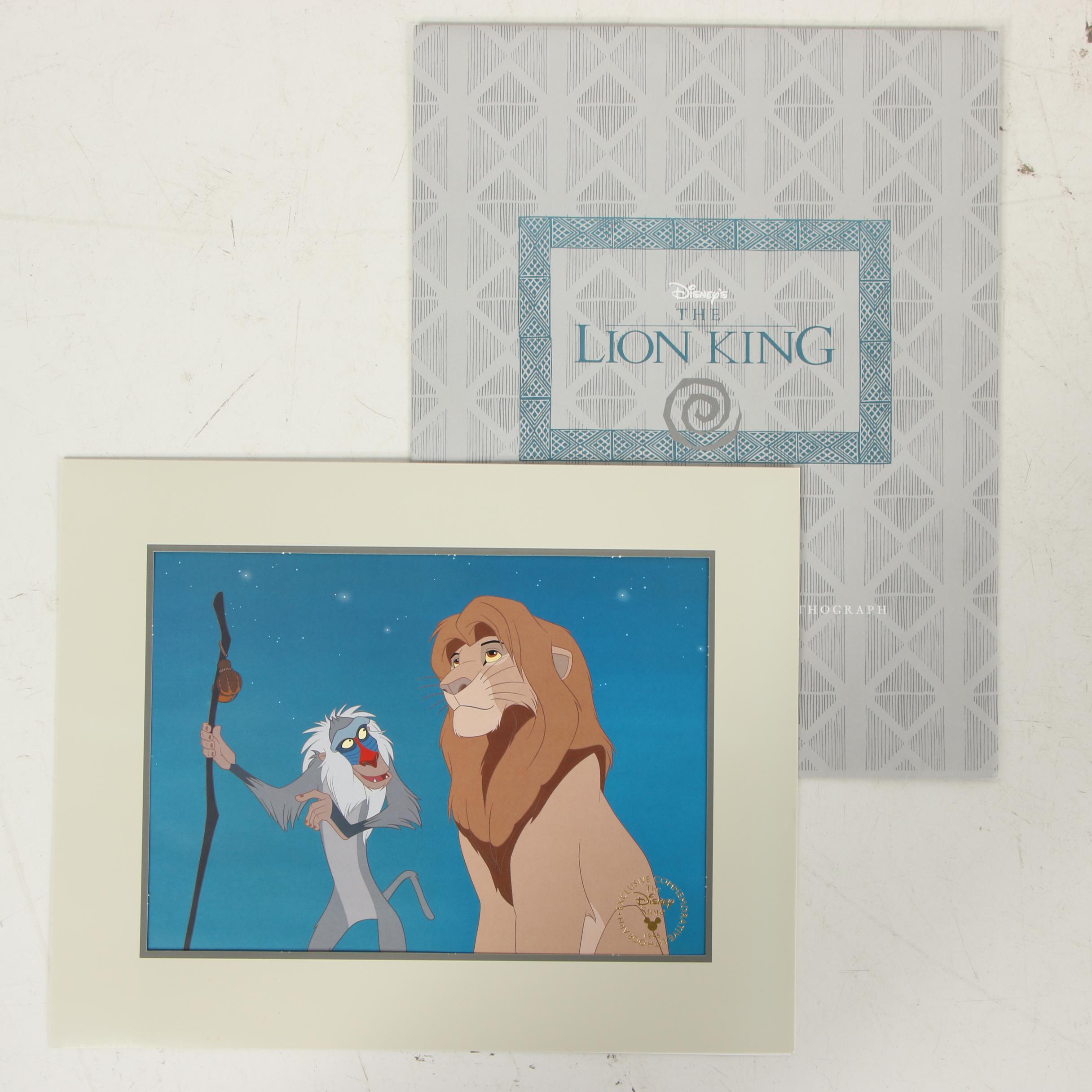 Disney Commemorative Lithographs "Including Snow White and the Seven Dwarfs"