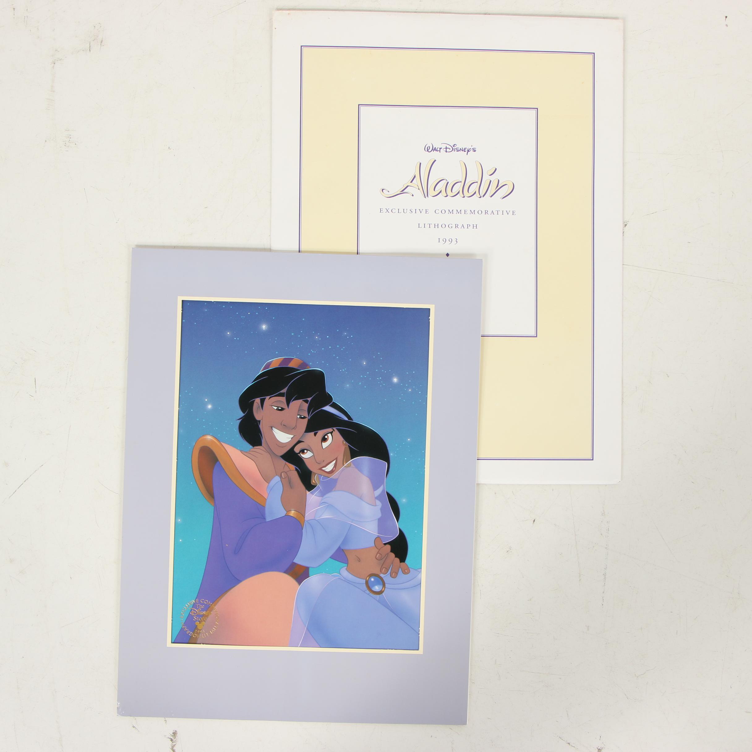 Disney Commemorative Lithographs "Including Snow White and the Seven Dwarfs"