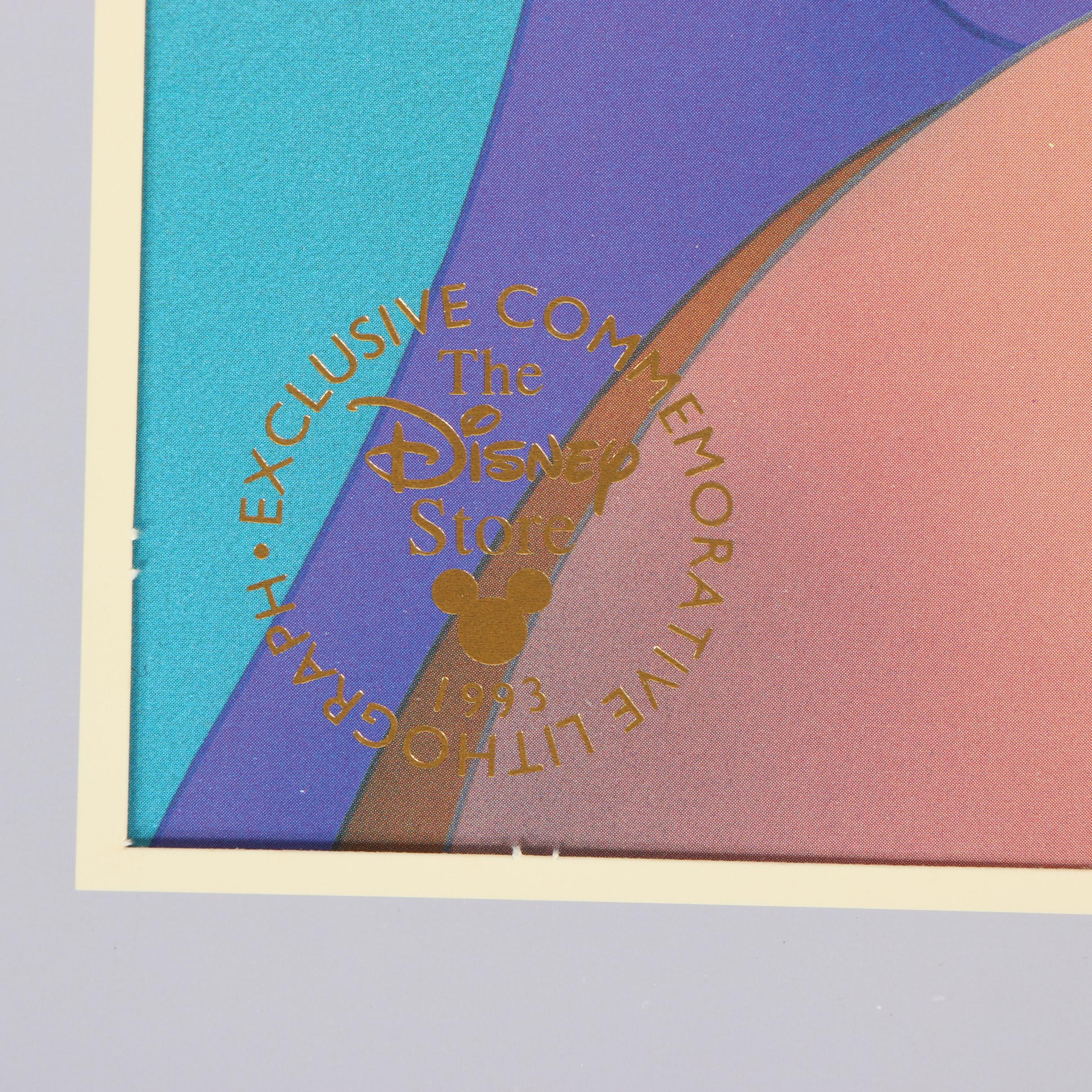 Disney Commemorative Lithographs "Including Snow White and the Seven Dwarfs"