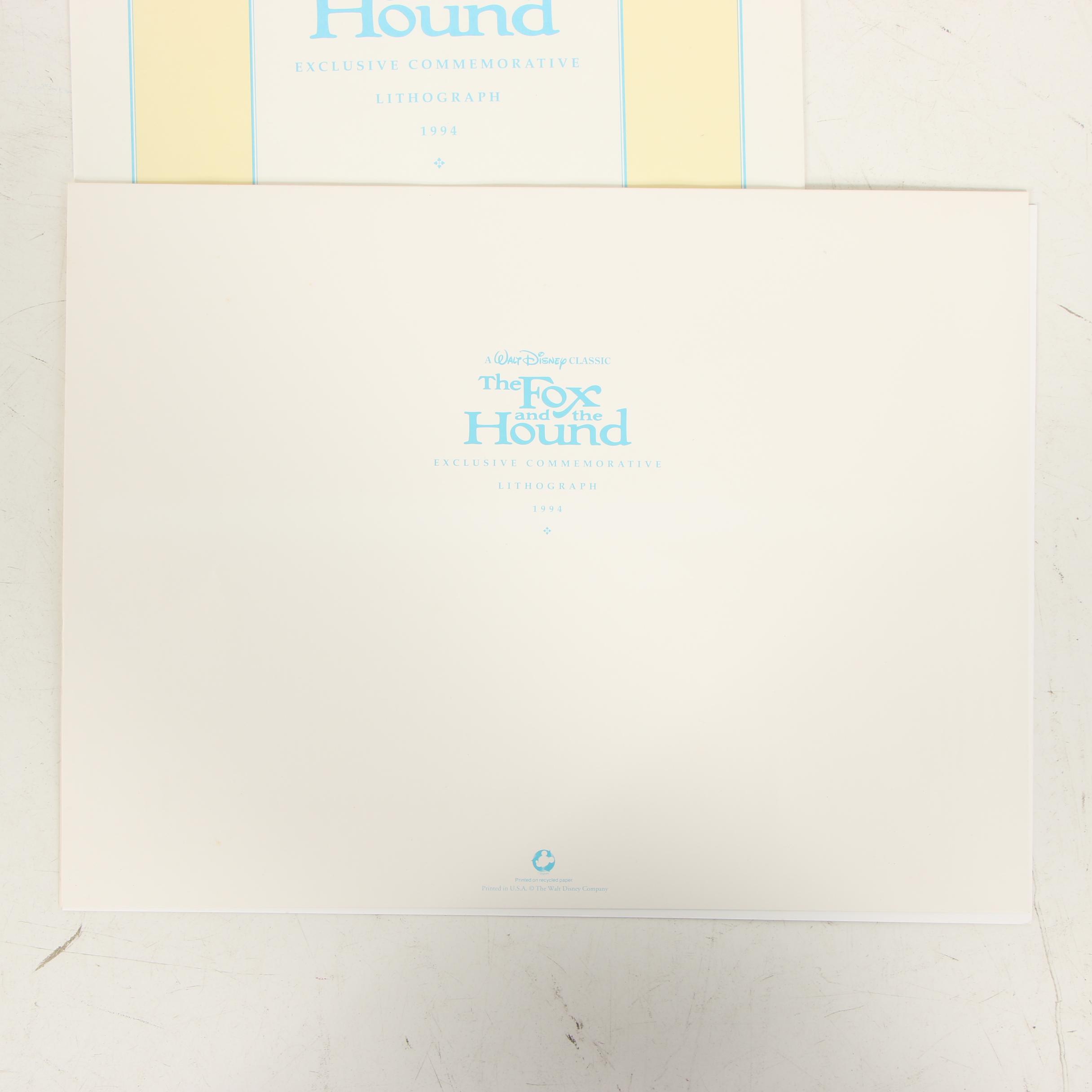 Disney Commemorative Lithographs "Including Snow White and the Seven Dwarfs"