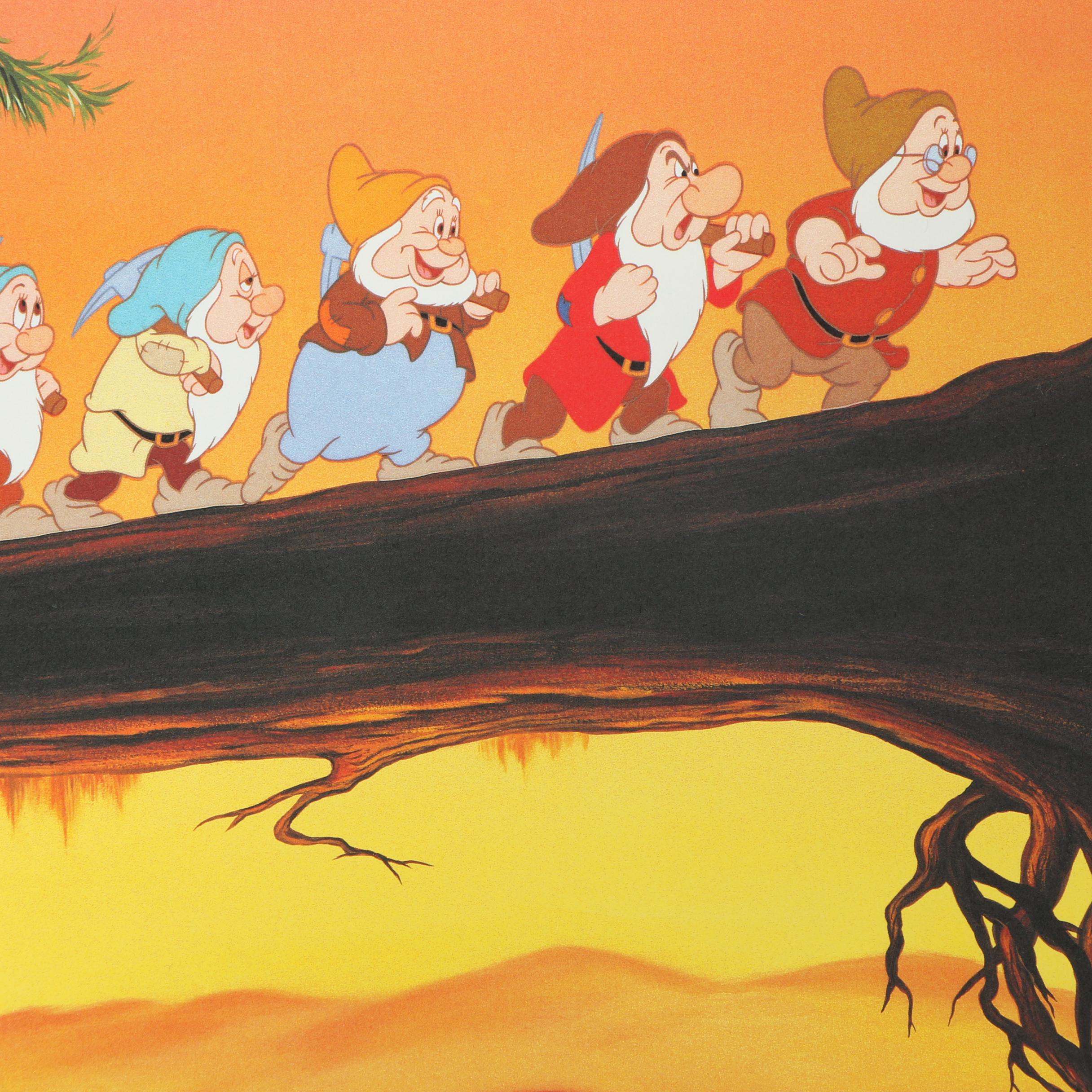 Disney Commemorative Lithographs "Including Snow White and the Seven Dwarfs"