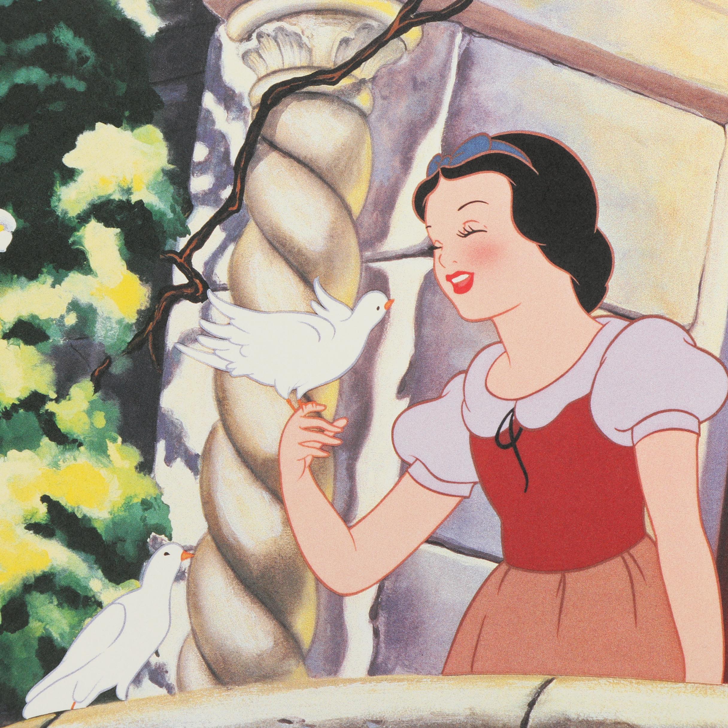 Disney Commemorative Lithographs "Including Snow White and the Seven Dwarfs"