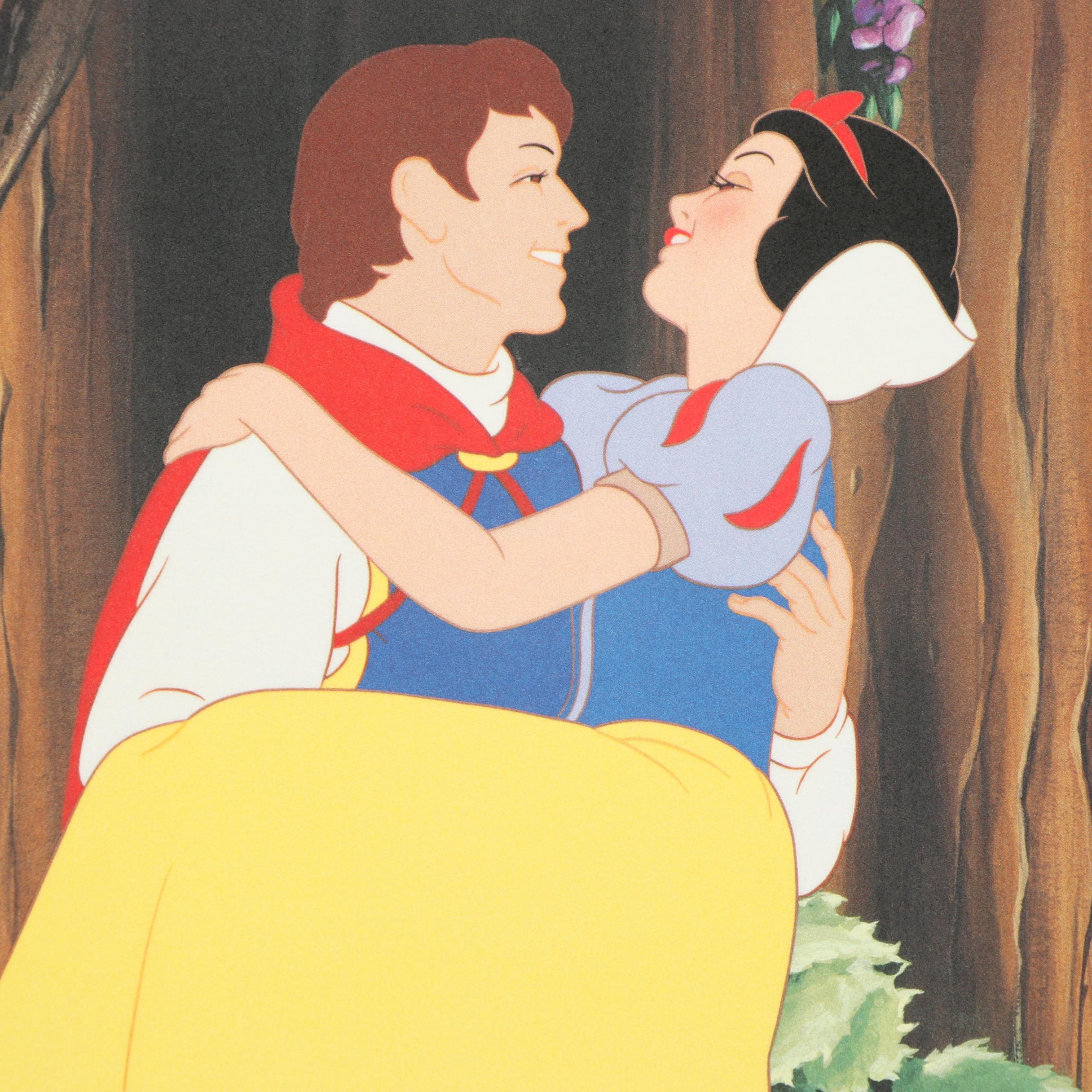 Disney Commemorative Lithographs "Including Snow White and the Seven Dwarfs"