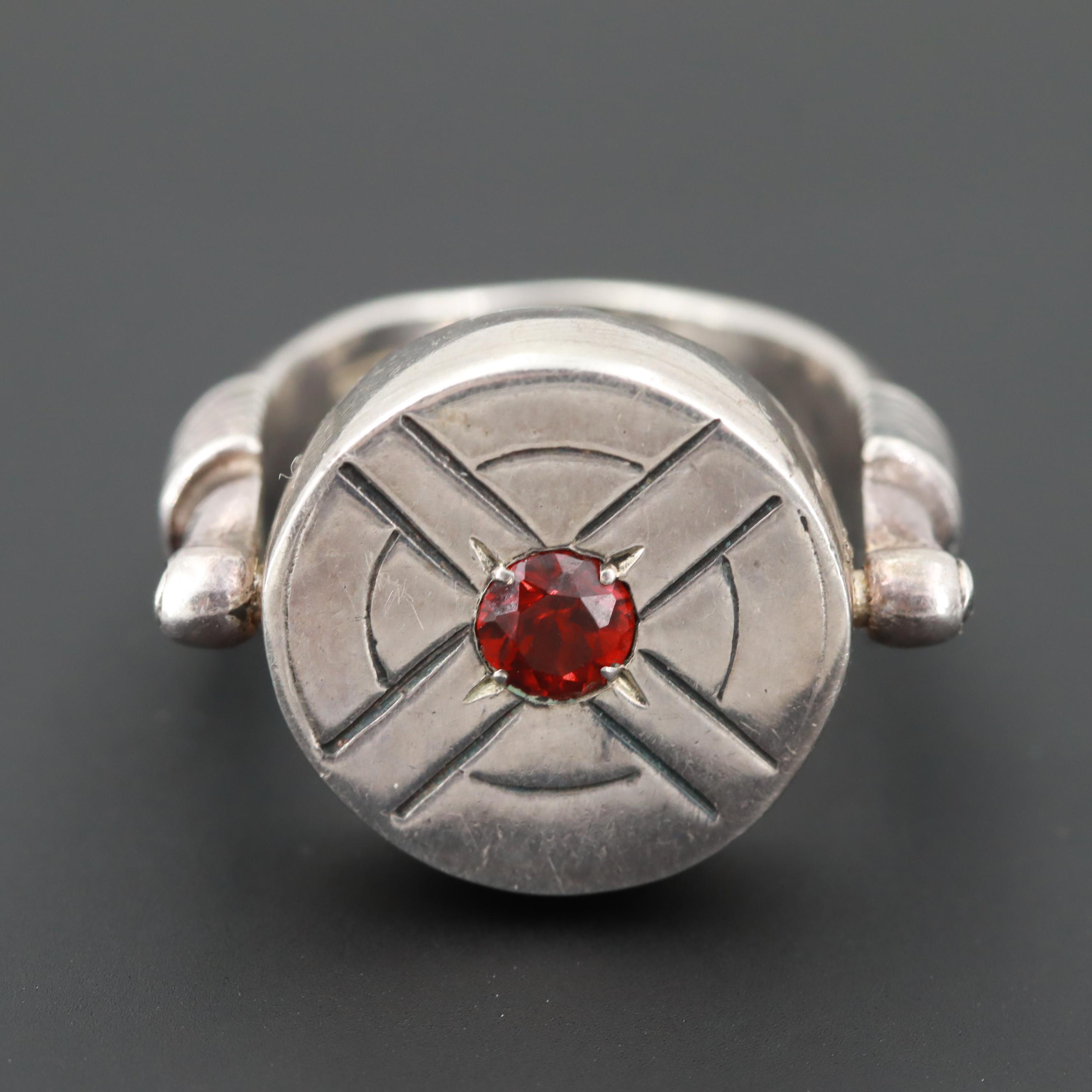 Sterling Silver Reversible Ring