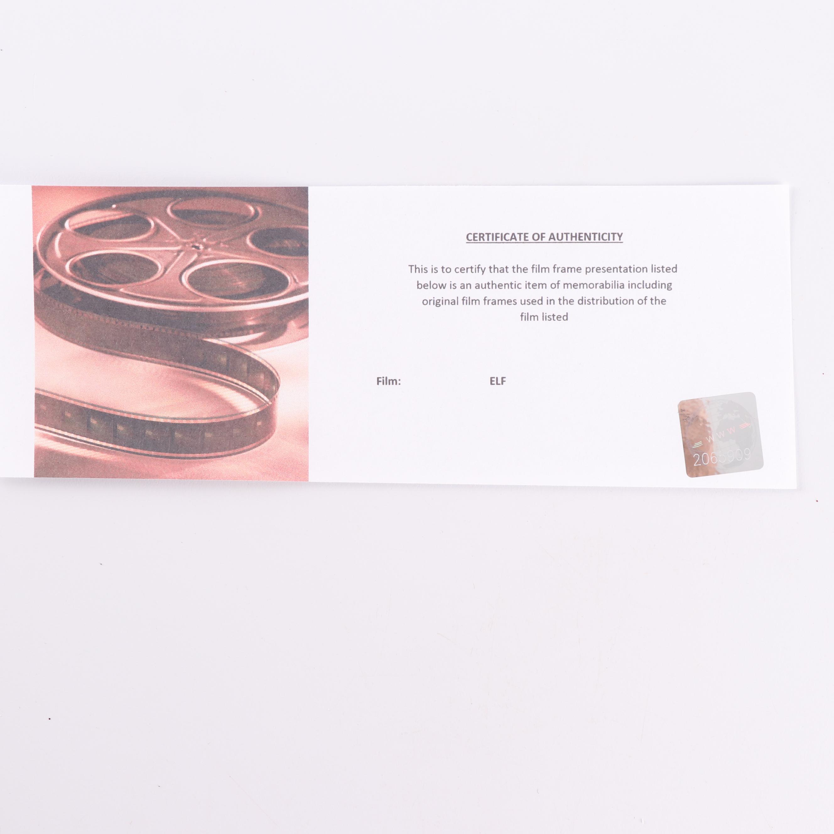 "Elf" Original Film Cell Limited Edition Presentation