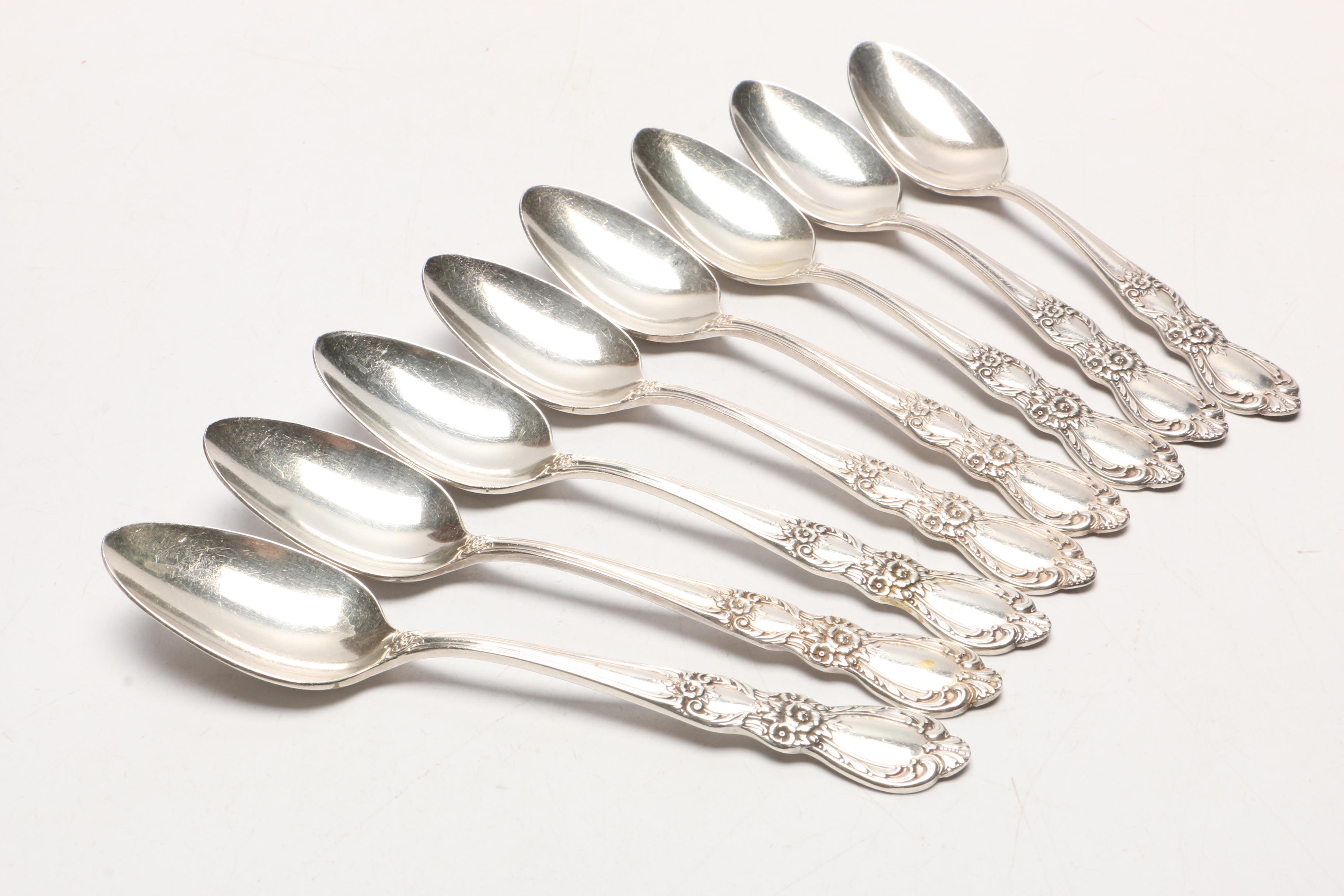 1847 Rogers Bros "Heritage" Silver Plate Flatware Set