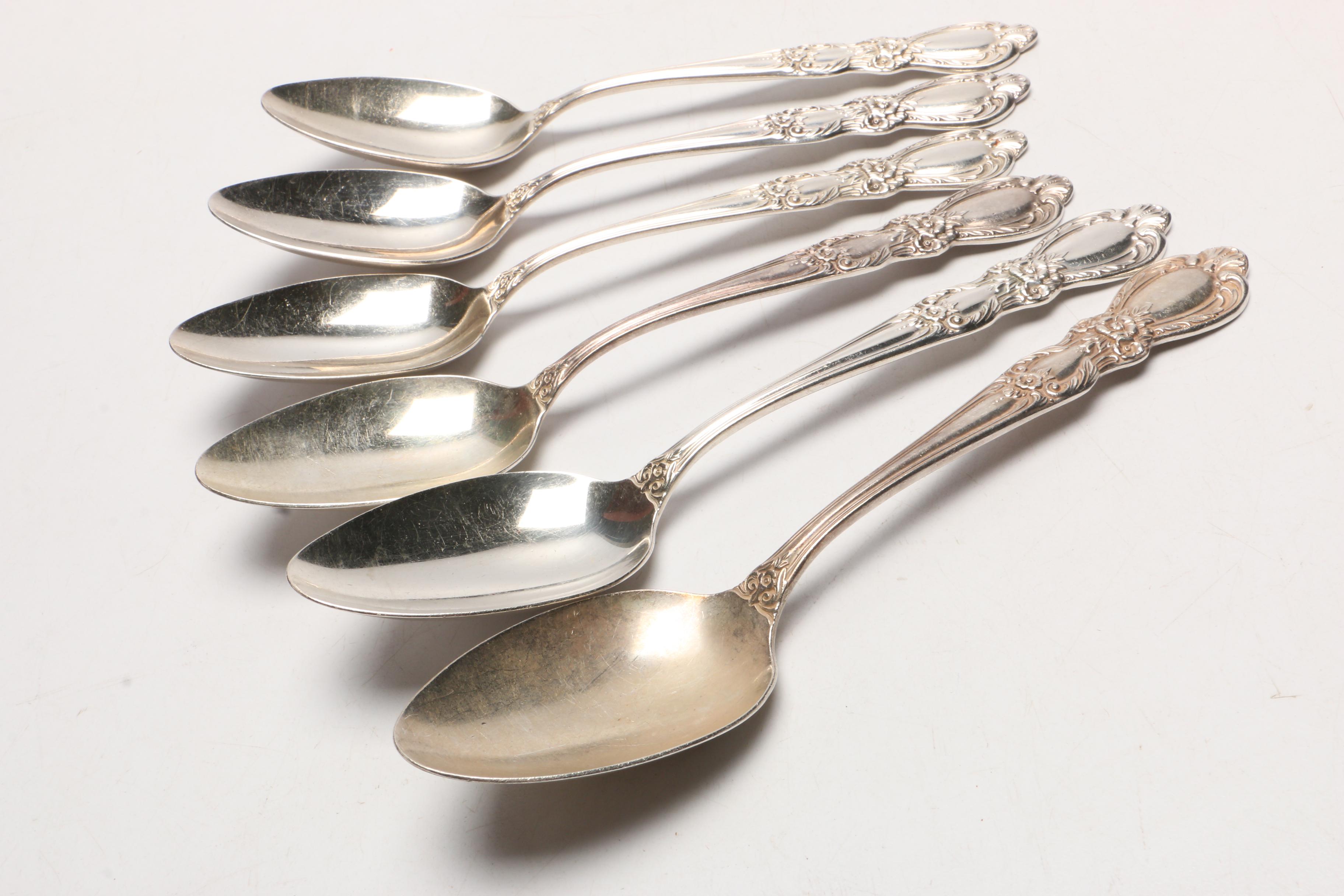 1847 Rogers Bros "Heritage" Silver Plate Flatware Set