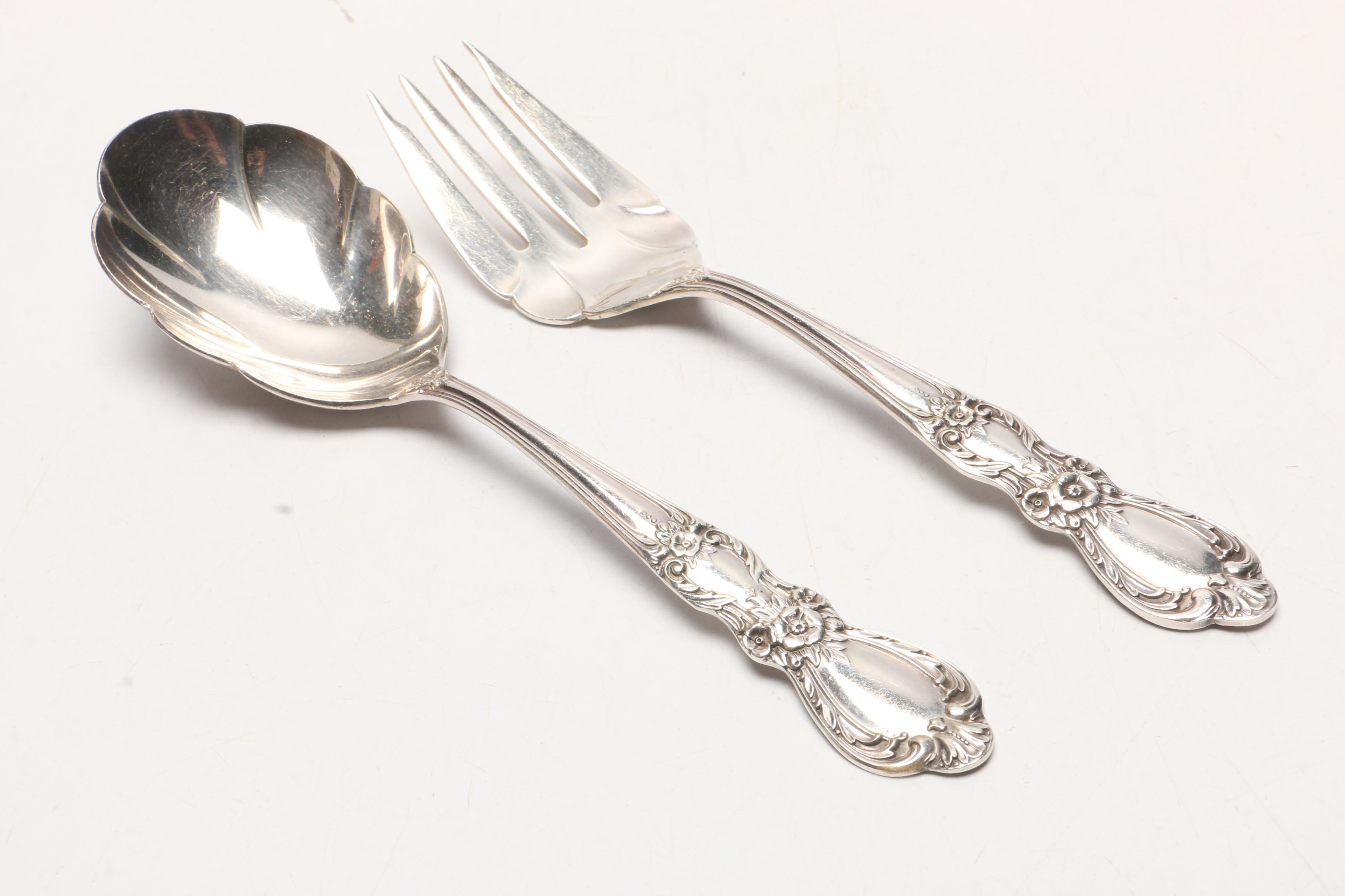 1847 Rogers Bros "Heritage" Silver Plate Flatware Set