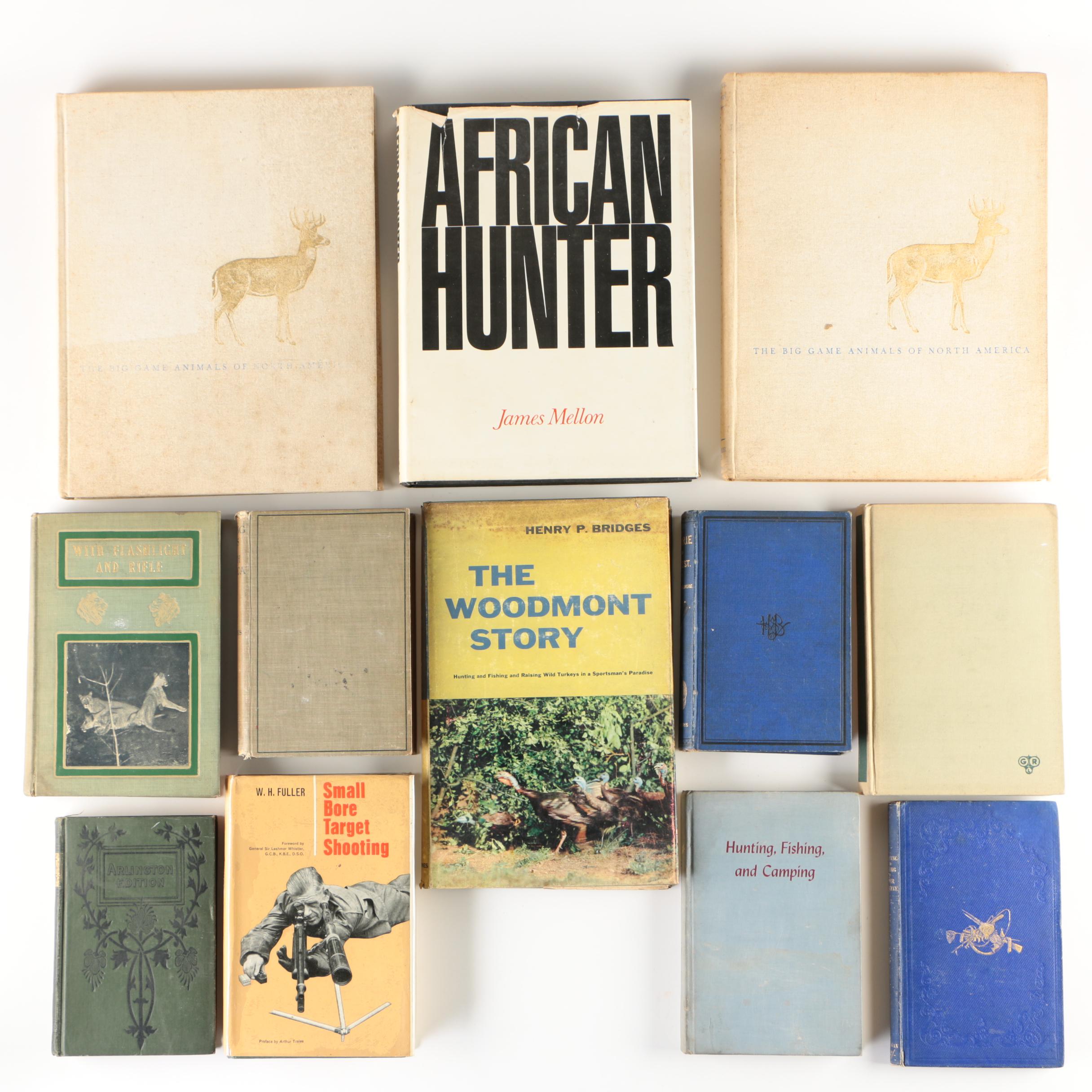 Hunting Books featuring First Edition "African Hunter" by James Mellon, 1975