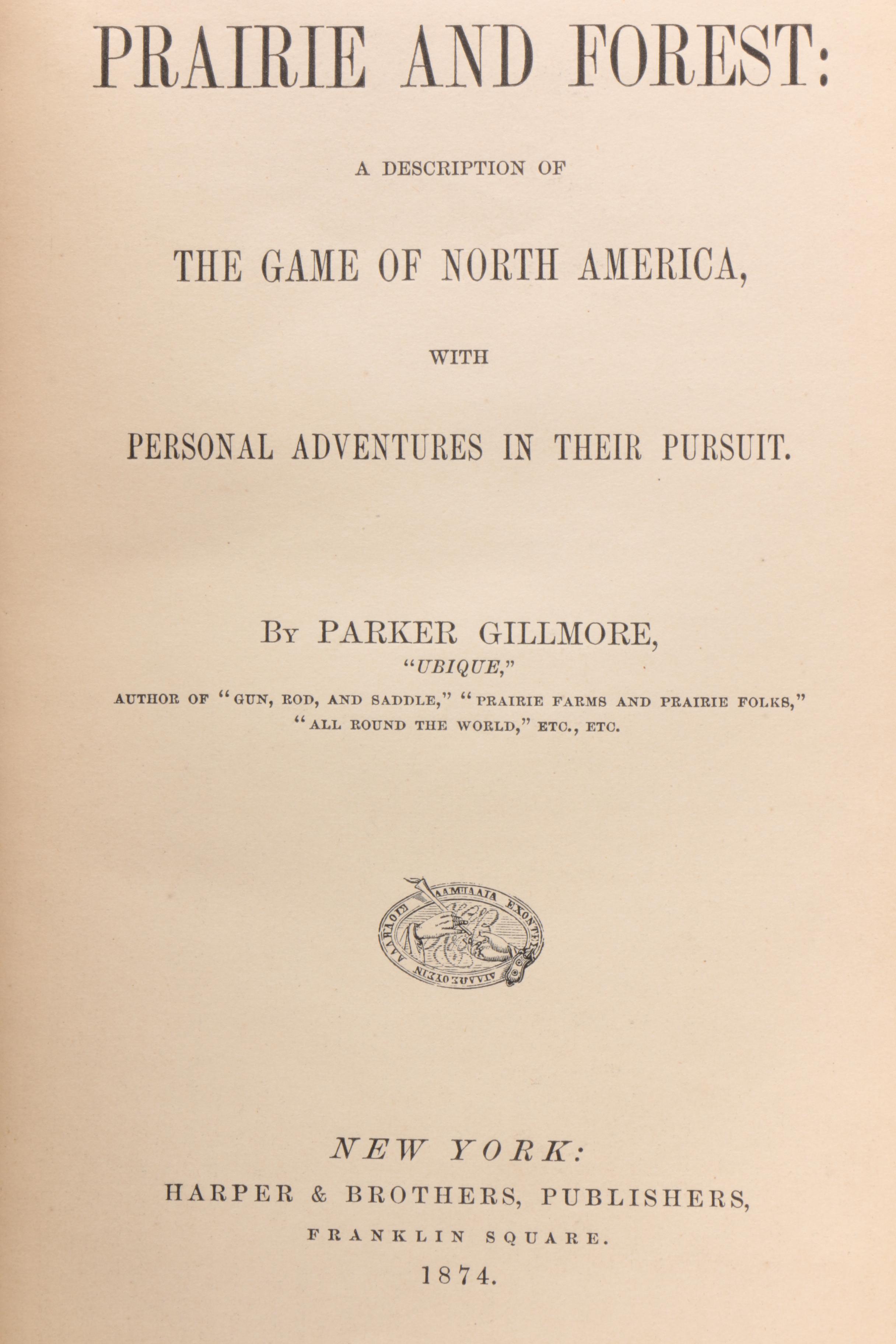 Hunting Books featuring First Edition "African Hunter" by James Mellon, 1975