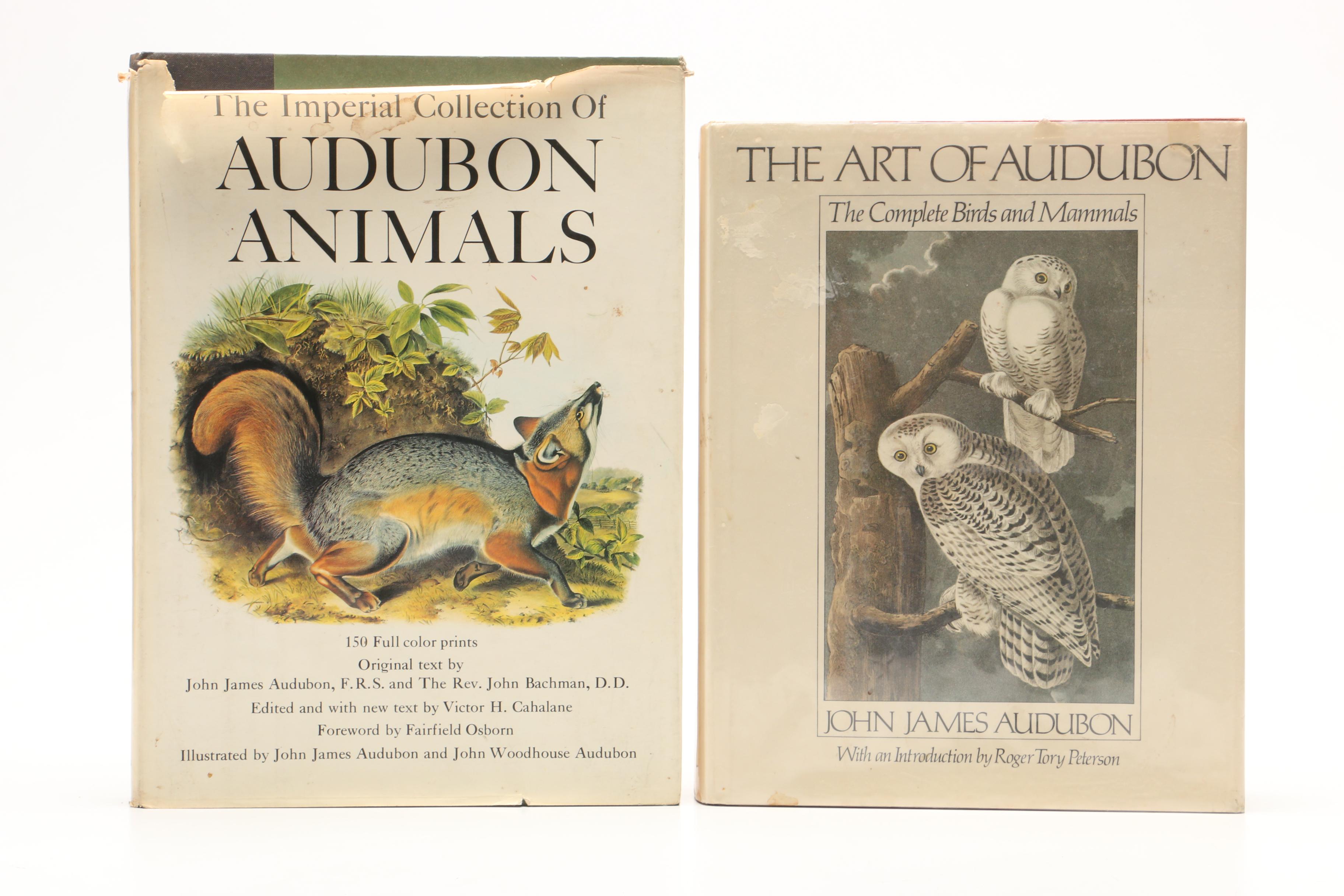 1979 "The Art of Audubon" and 1967 "The Imperial Collection of Audubon Animals"
