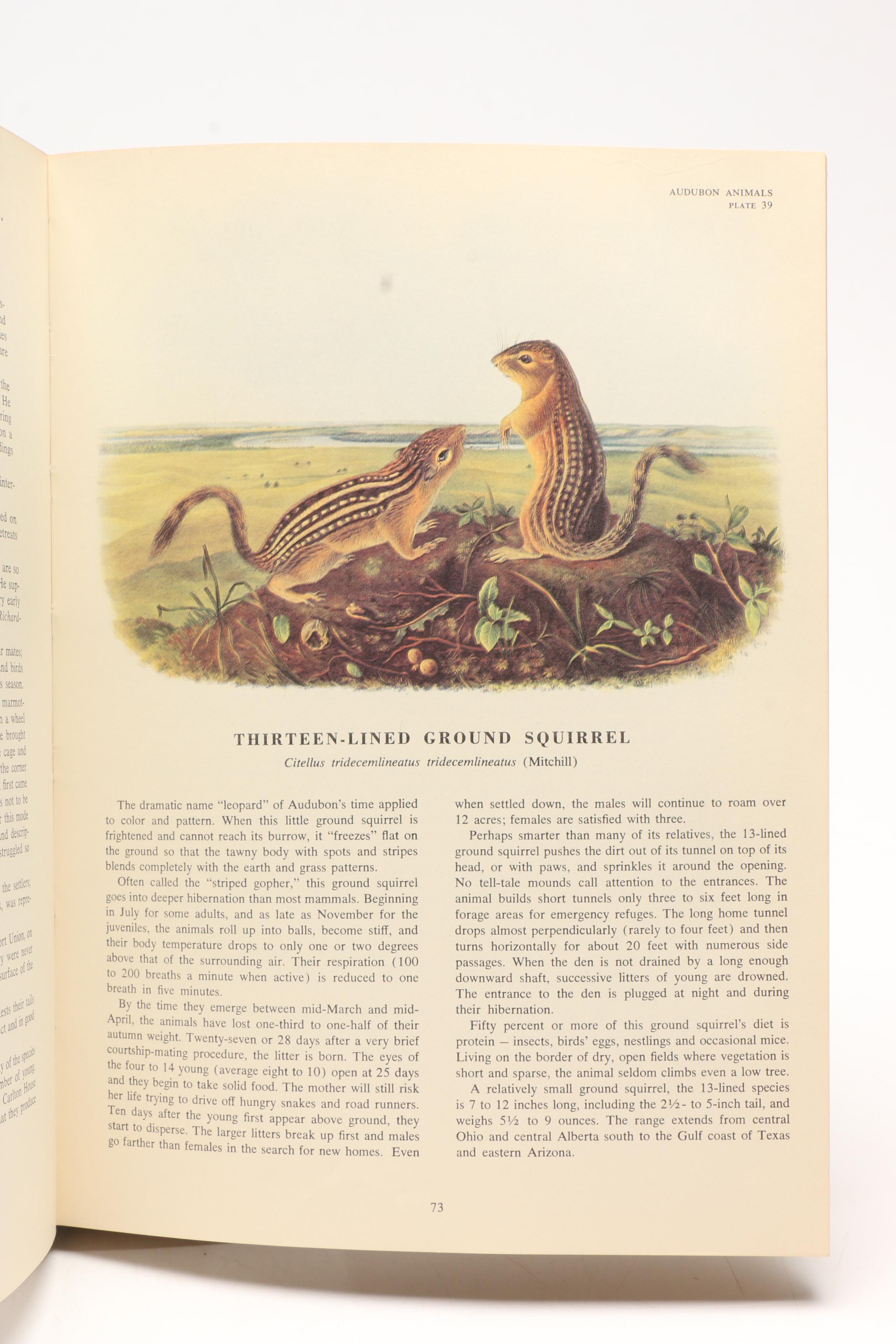 1979 "The Art of Audubon" and 1967 "The Imperial Collection of Audubon Animals"