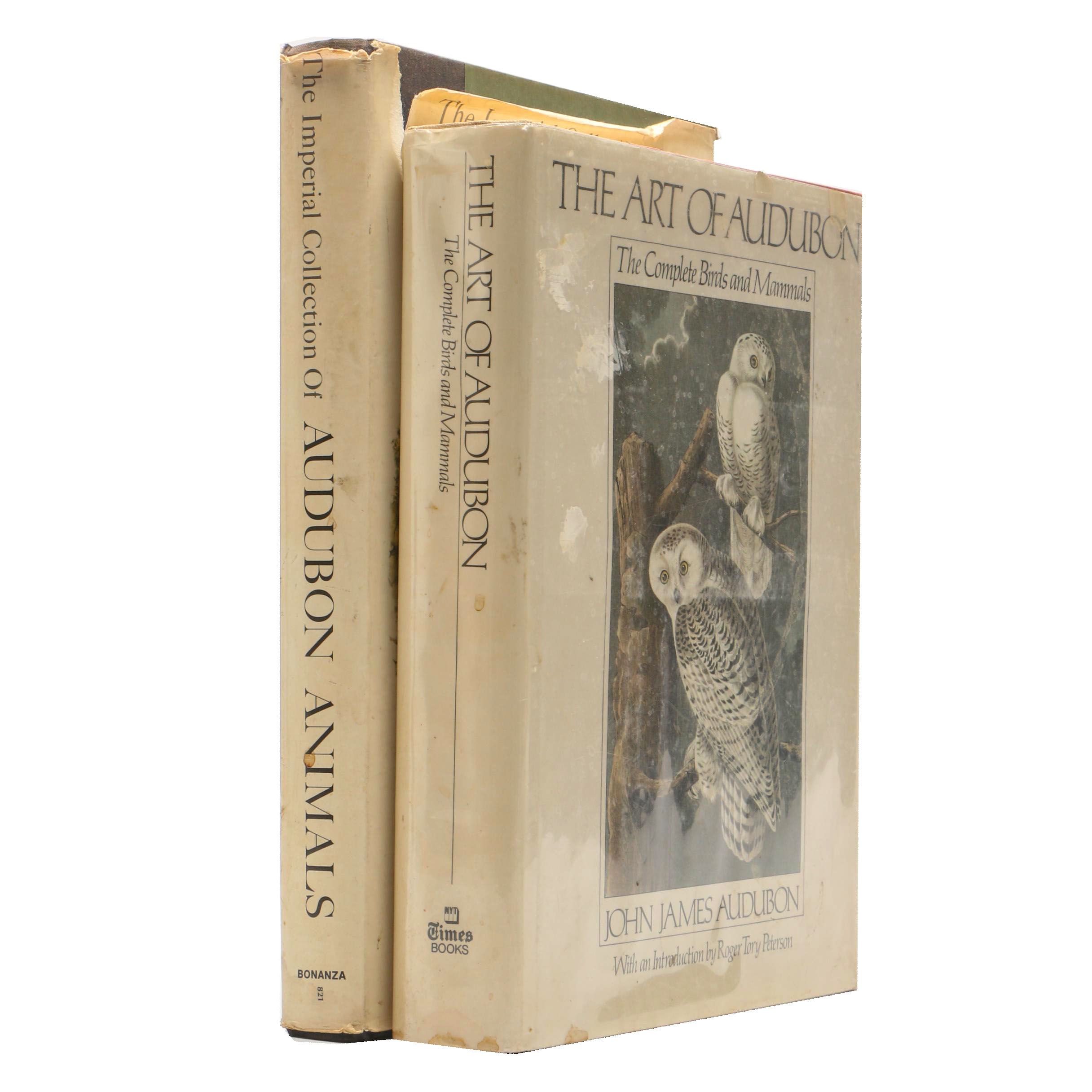 1979 "The Art of Audubon" and 1967 "The Imperial Collection of Audubon Animals"
