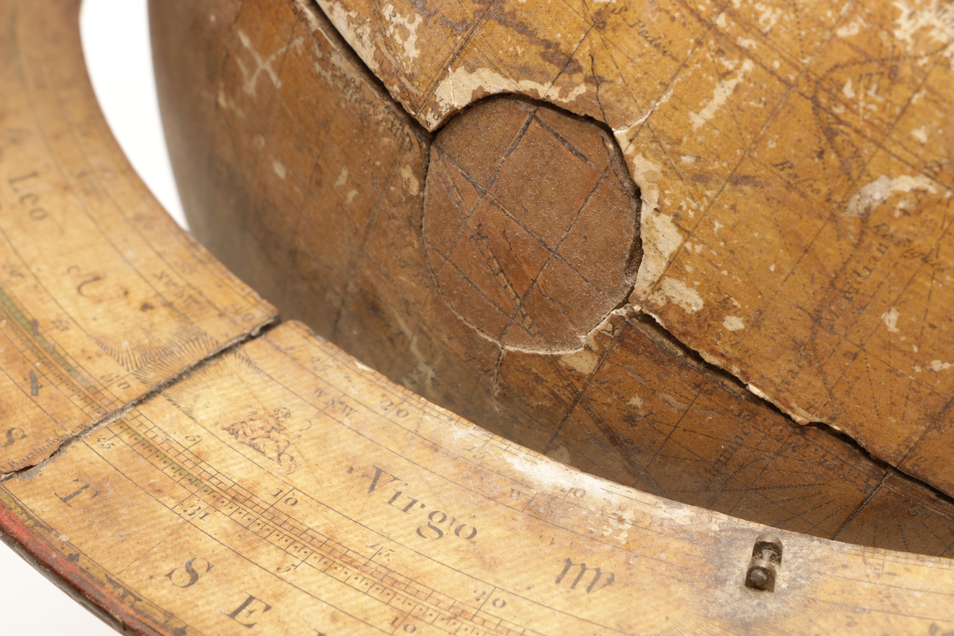 George III Twelve Inch Terrestrial Globe by Dudley Adams, Circa 1792