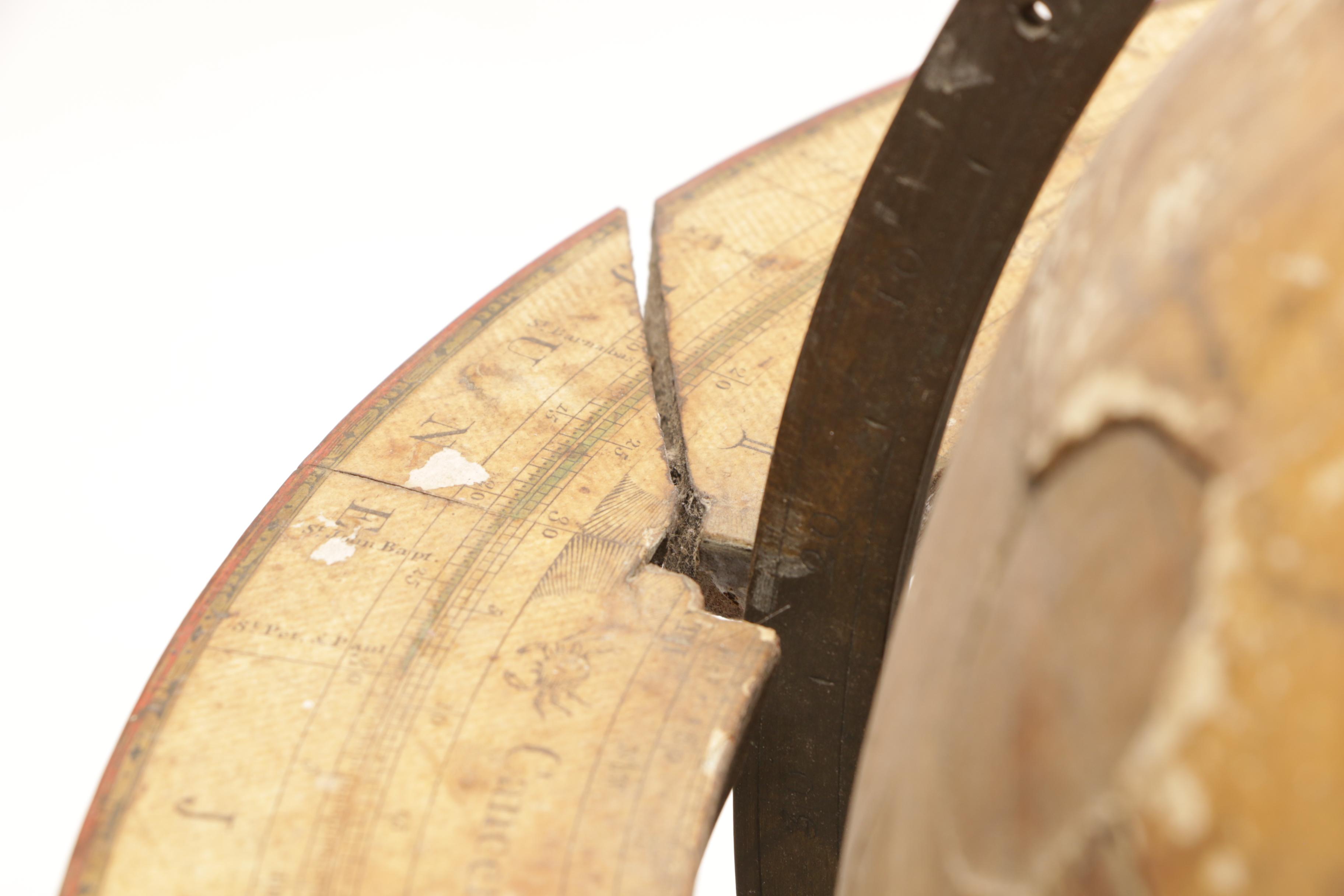 George III Twelve Inch Terrestrial Globe by Dudley Adams, Circa 1792