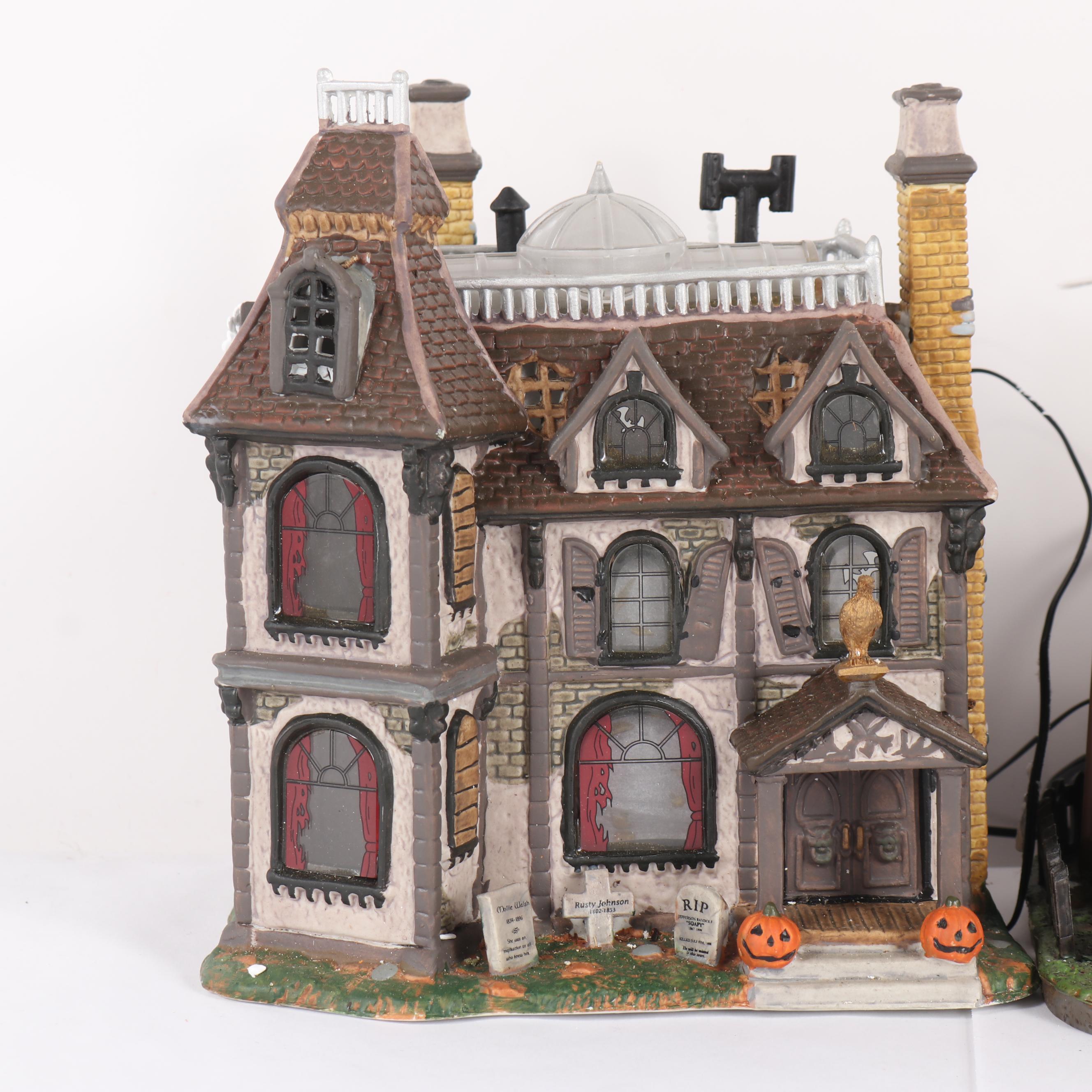 Lemax Spooky Town Collection Halloween-Themed Village Collectibles