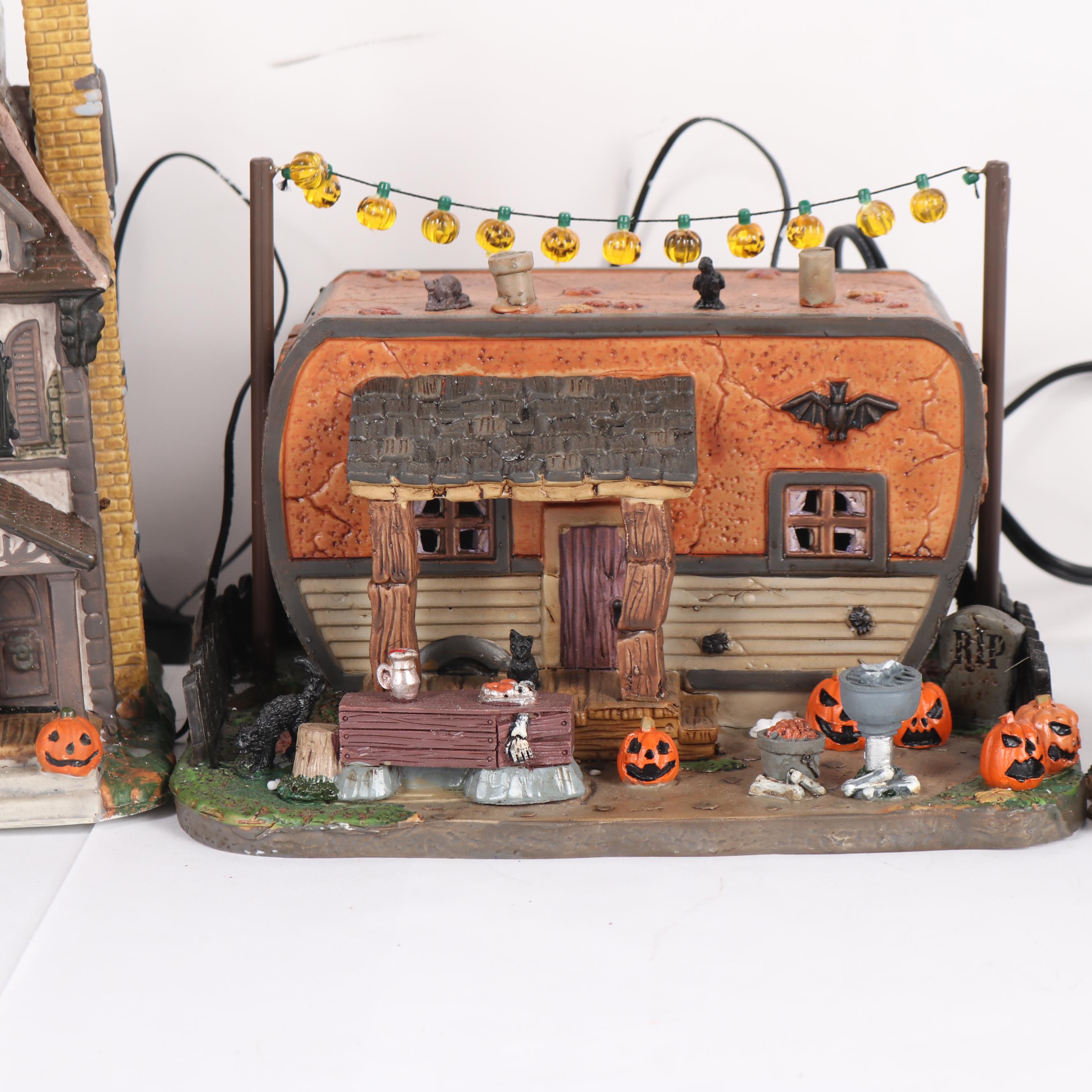 Lemax Spooky Town Collection Halloween-Themed Village Collectibles
