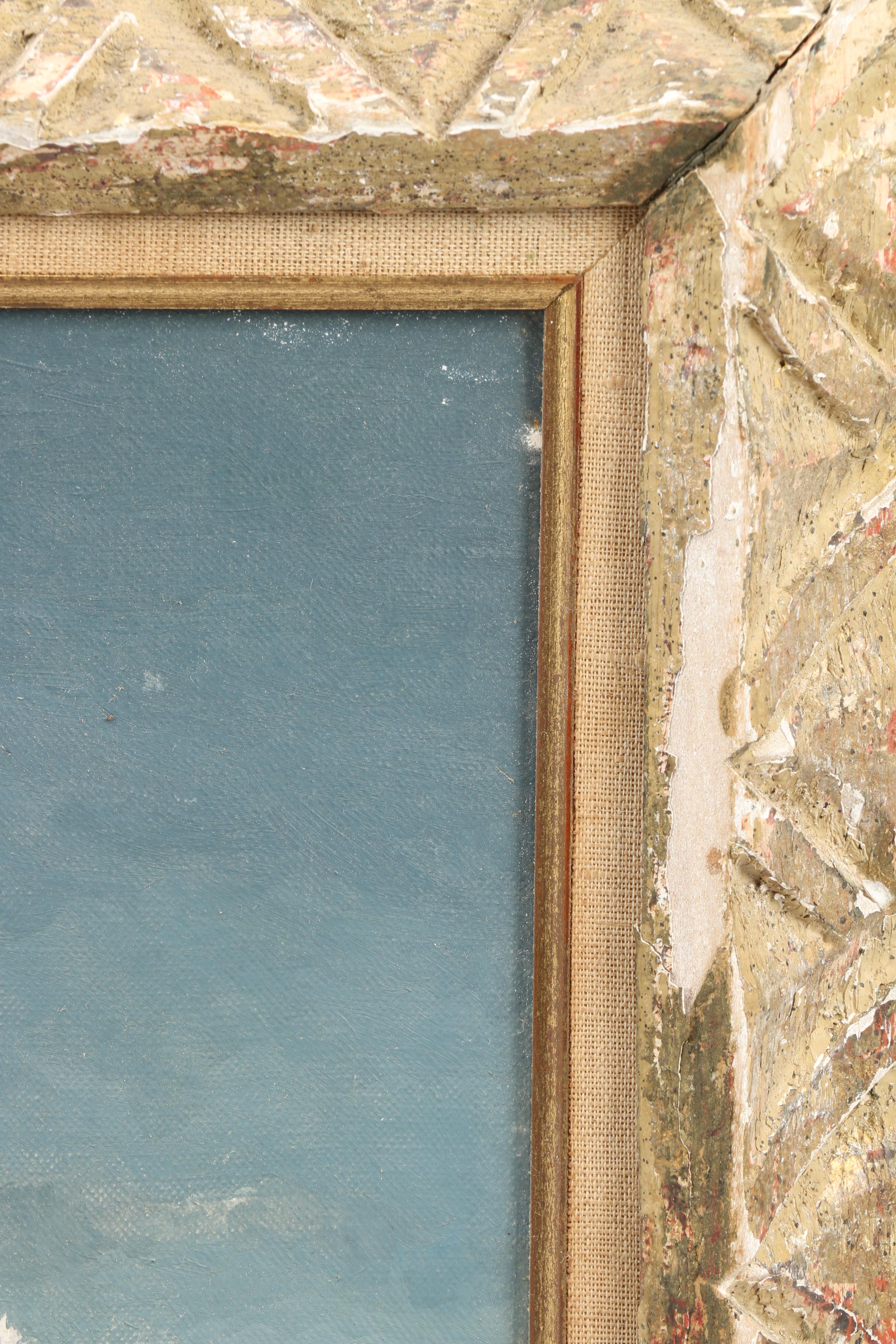 Thomas Fransioli Oil Painting "Flowers in a Landscape"