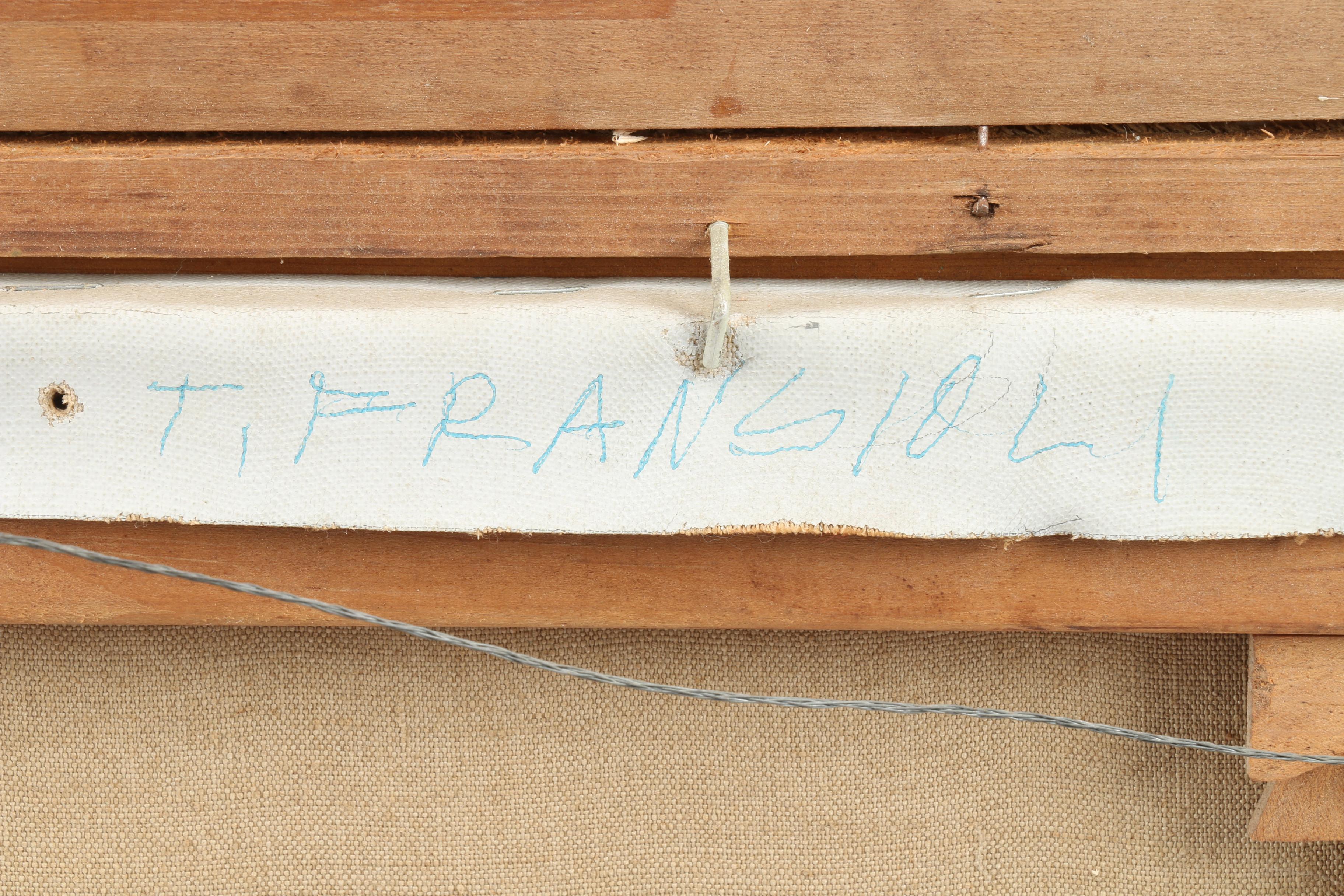 Thomas Fransioli Oil Painting "Flowers in a Landscape"