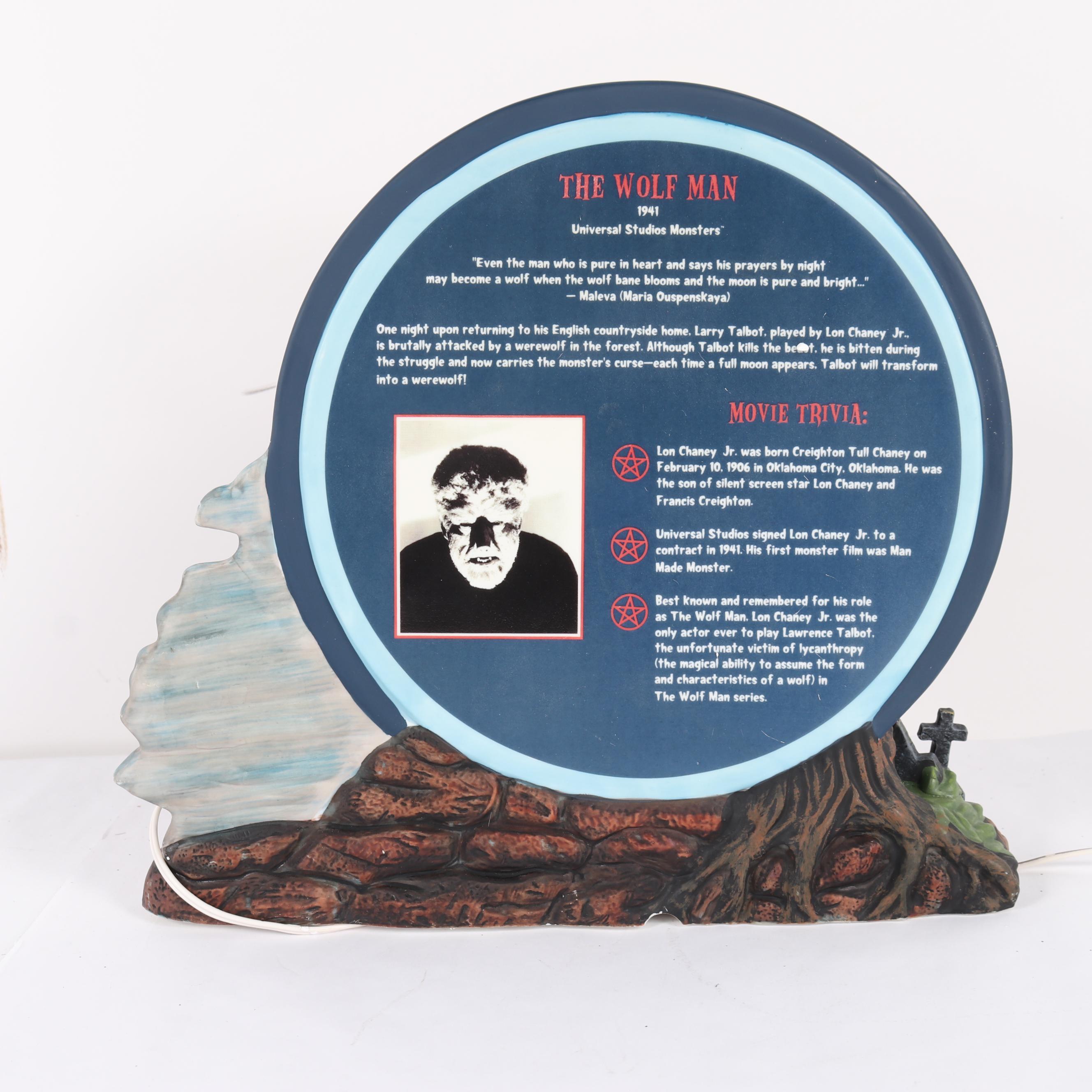 Department 56 "The Wolf Man's Curse" Table Decor