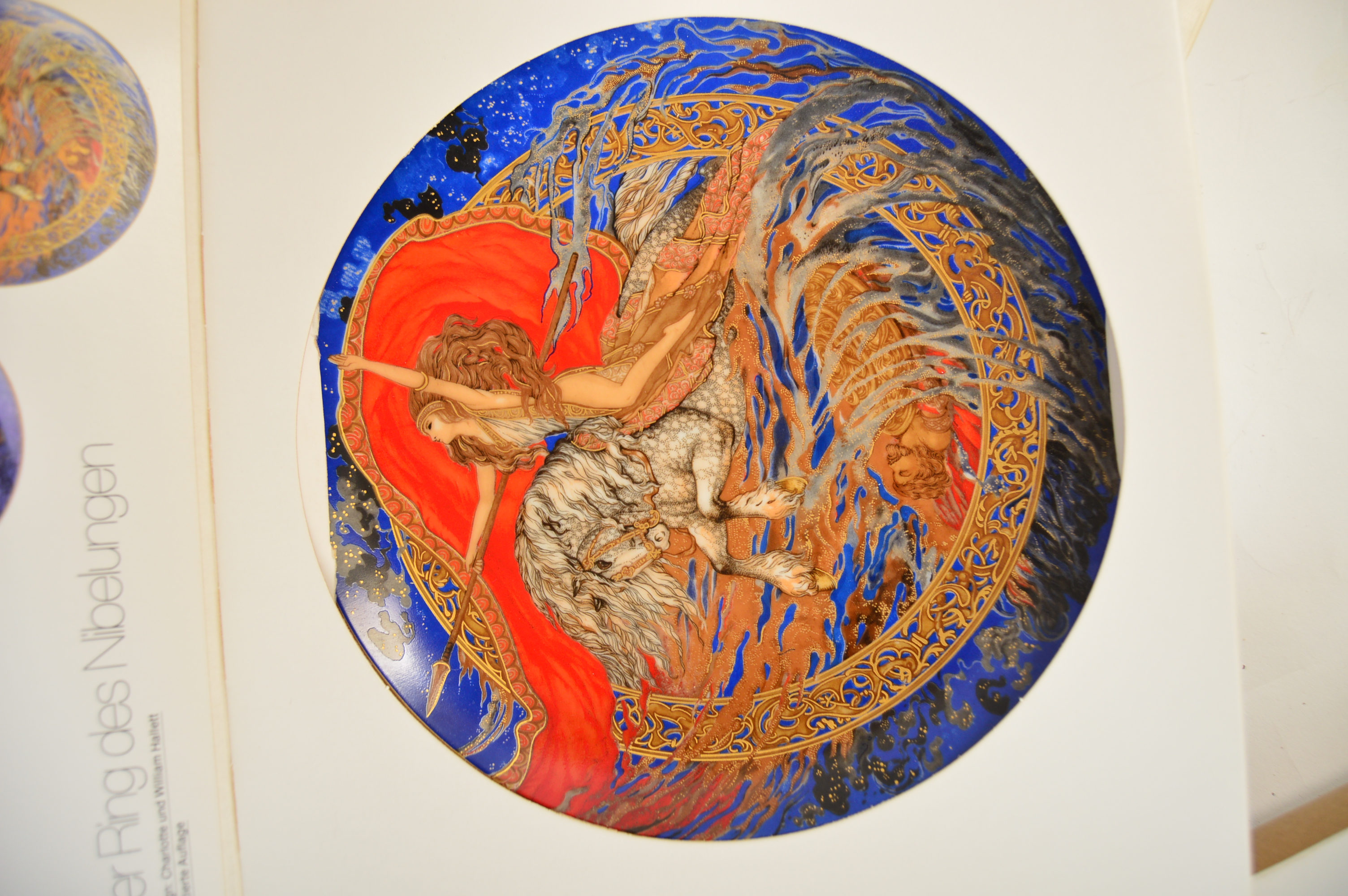 Set of German Hutschenreuther Der Ring des Nibelungen Porcelain Collector Plates