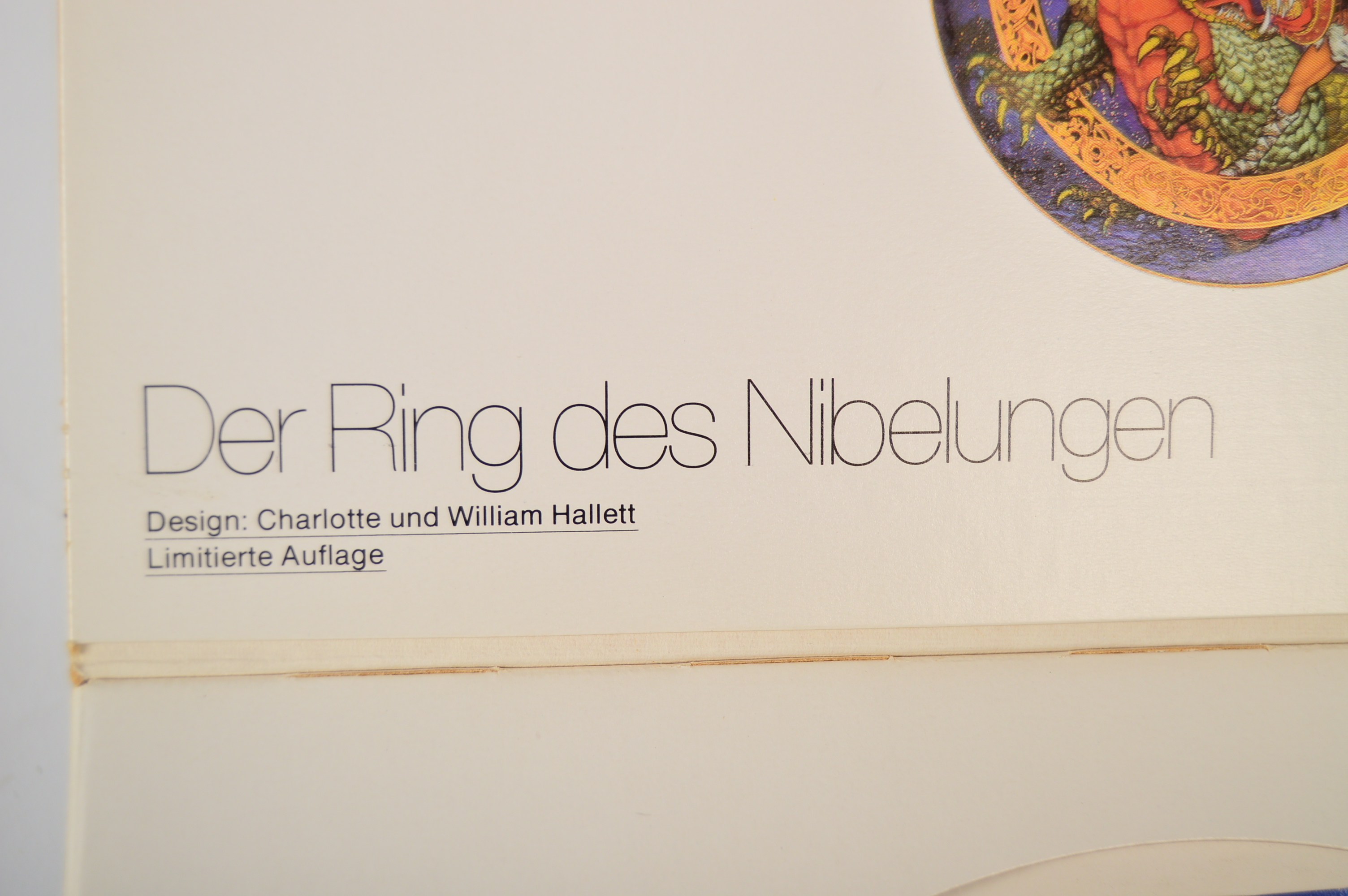 Set of German Hutschenreuther Der Ring des Nibelungen Porcelain Collector Plates