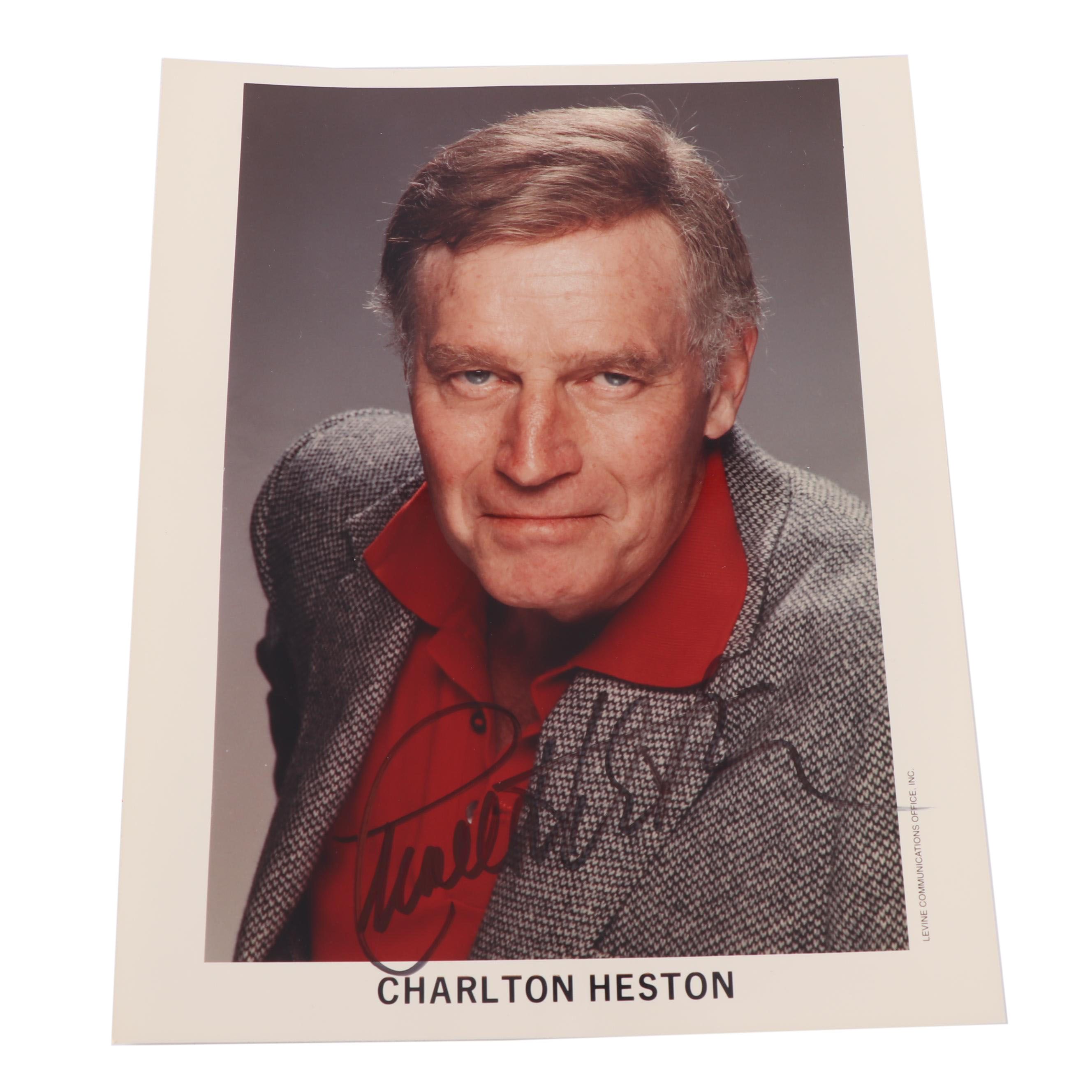Charlton Heston Autographed Photo
