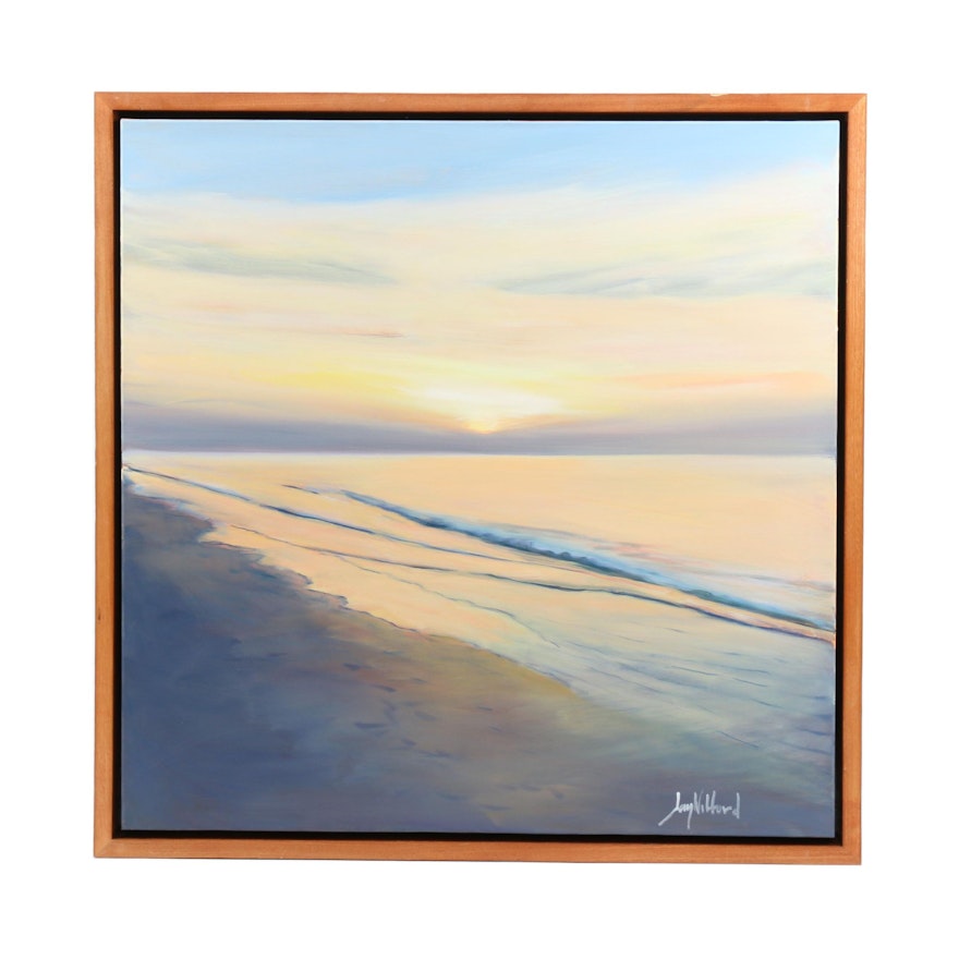 Jay Wilford Oil Painting "Ocean Sunset"