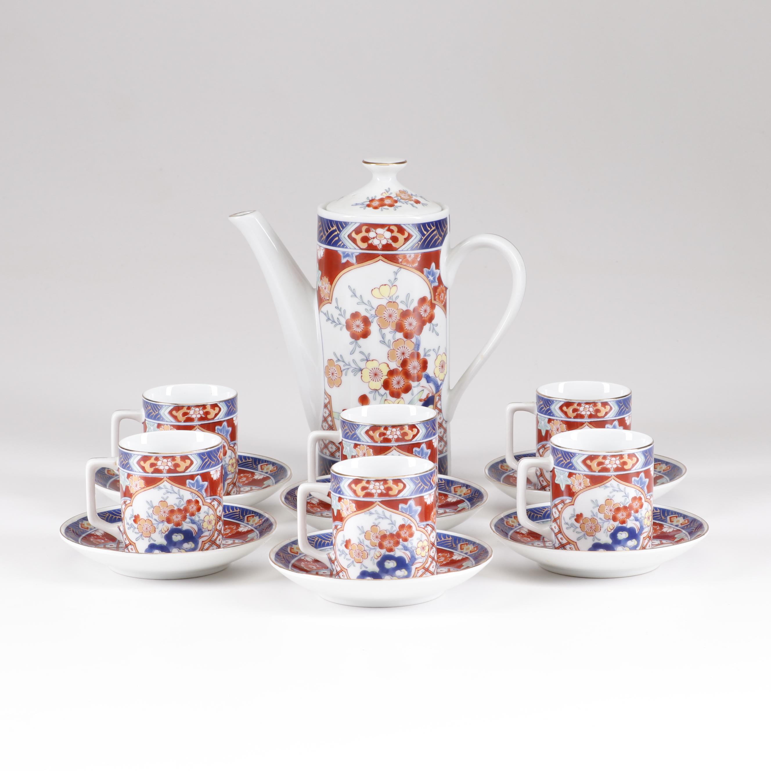 Imari Porcelain Coffee Set