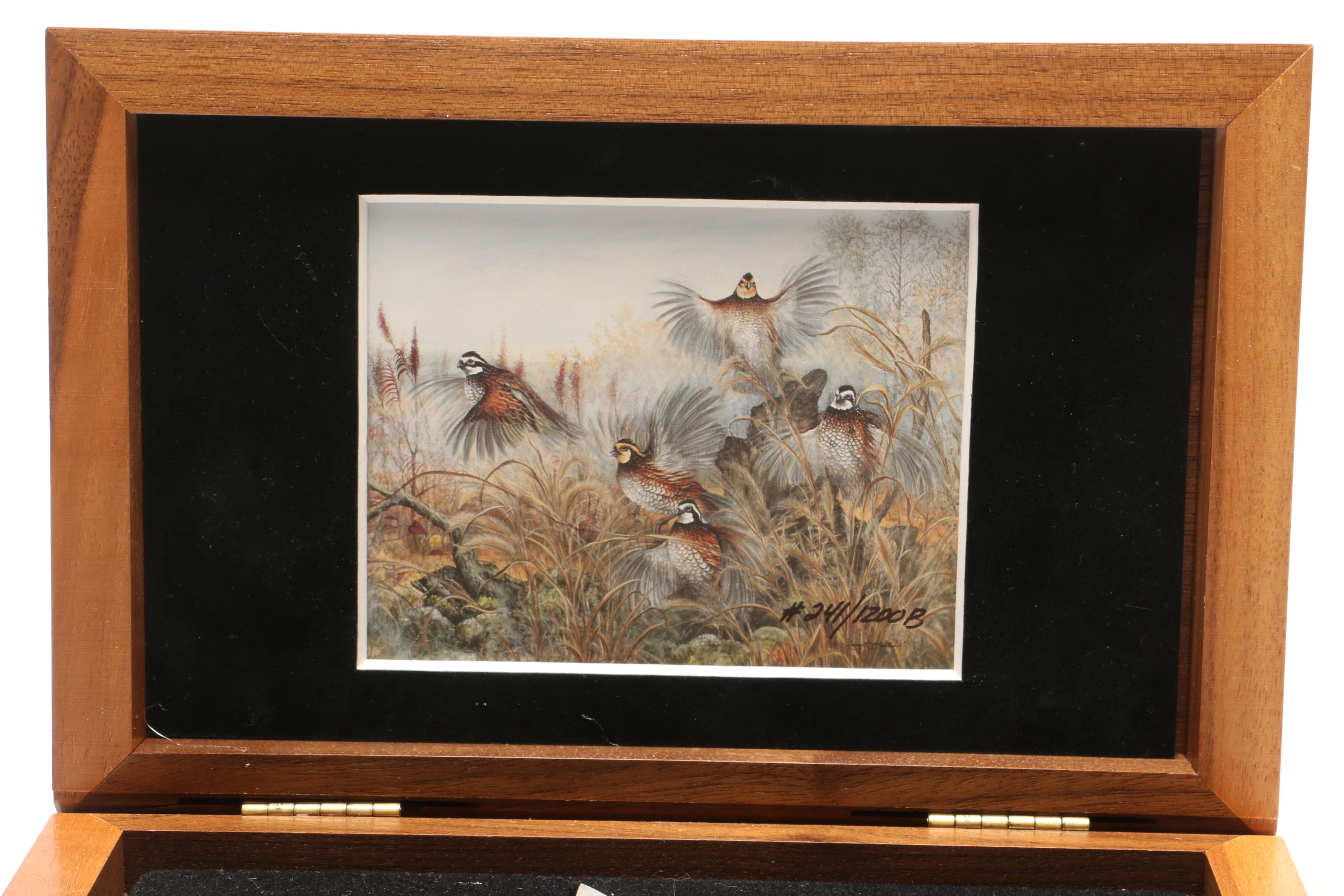 Bear MGC USA Hunting Knife with Wooden Presentation Box