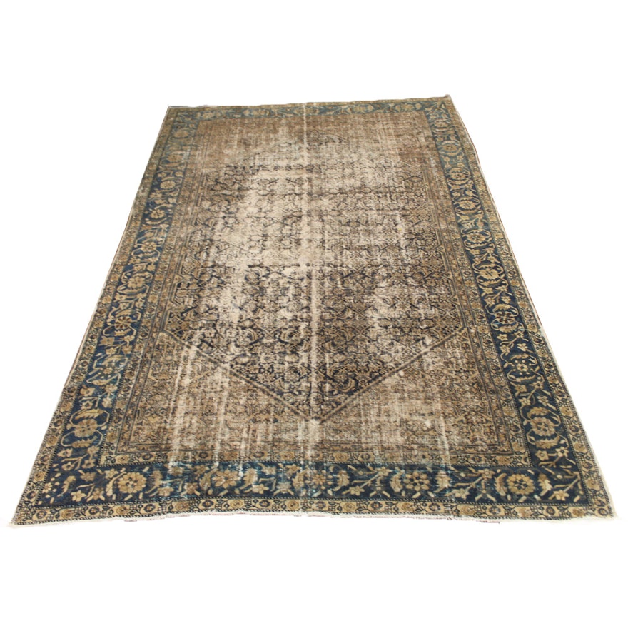 9'10 x 15'11 Hand-Knotted Persian Malayer Room Size Rug, circa 1900
