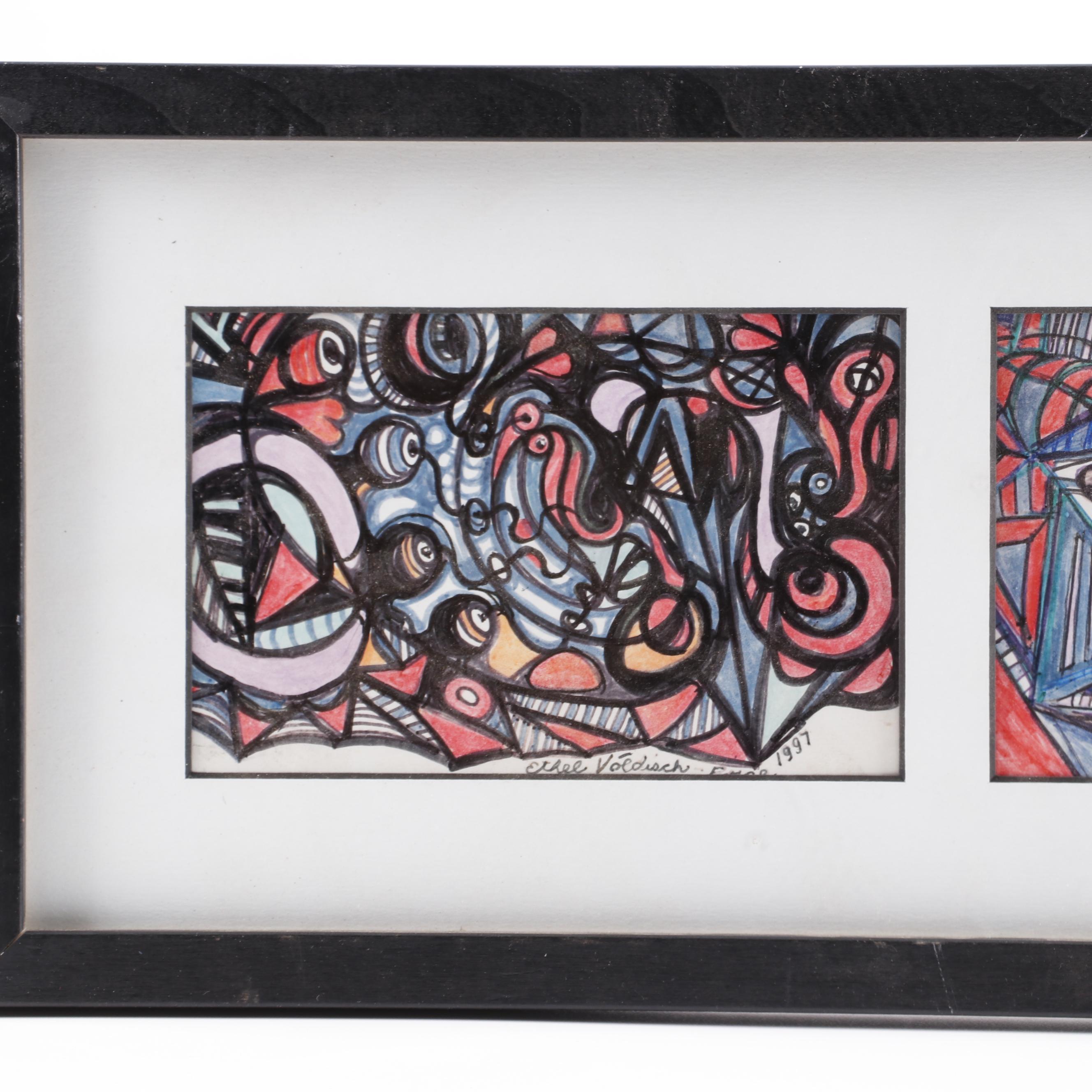 Ethel Voedisch-Price Pen and Marker Drawings