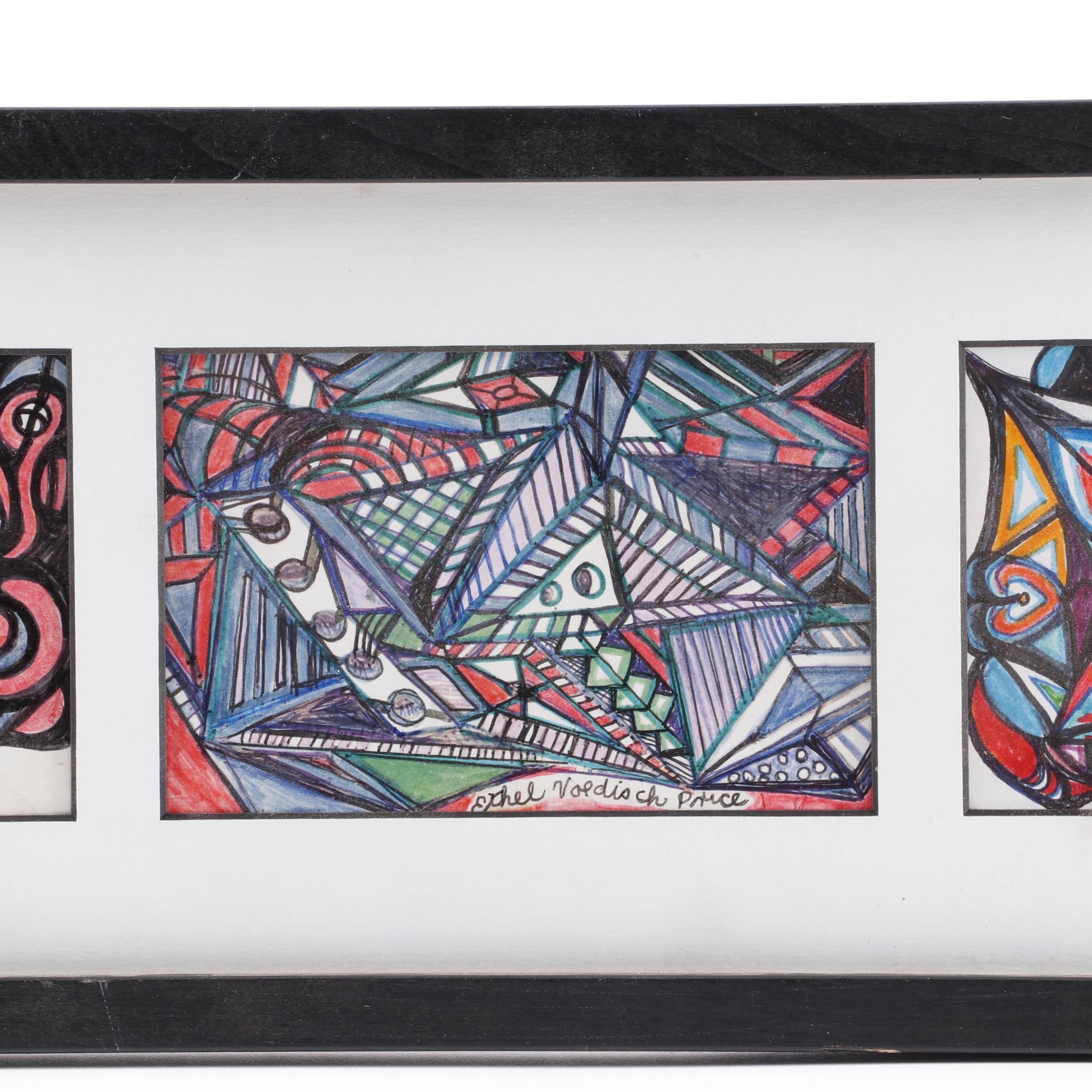 Ethel Voedisch-Price Pen and Marker Drawings