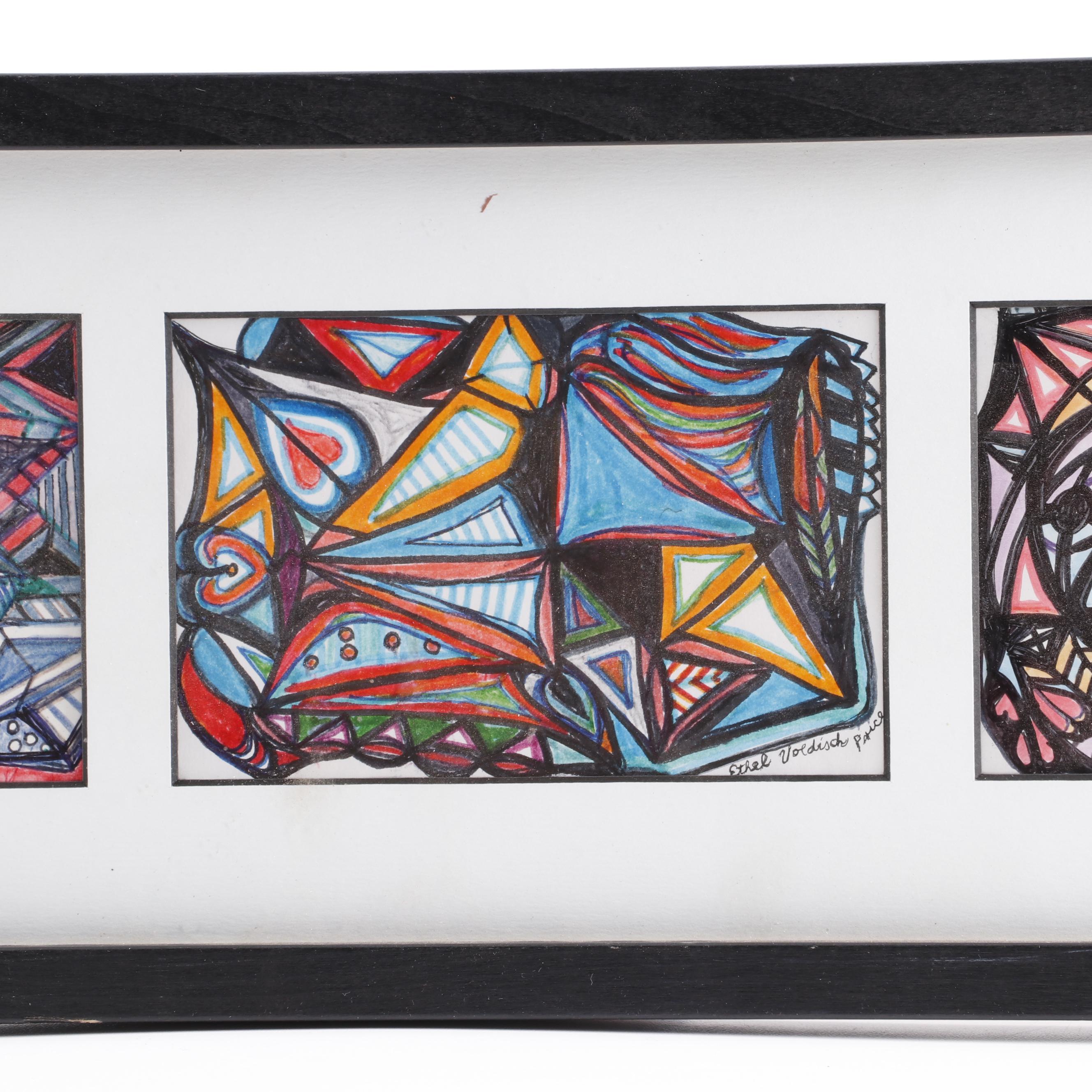 Ethel Voedisch-Price Pen and Marker Drawings