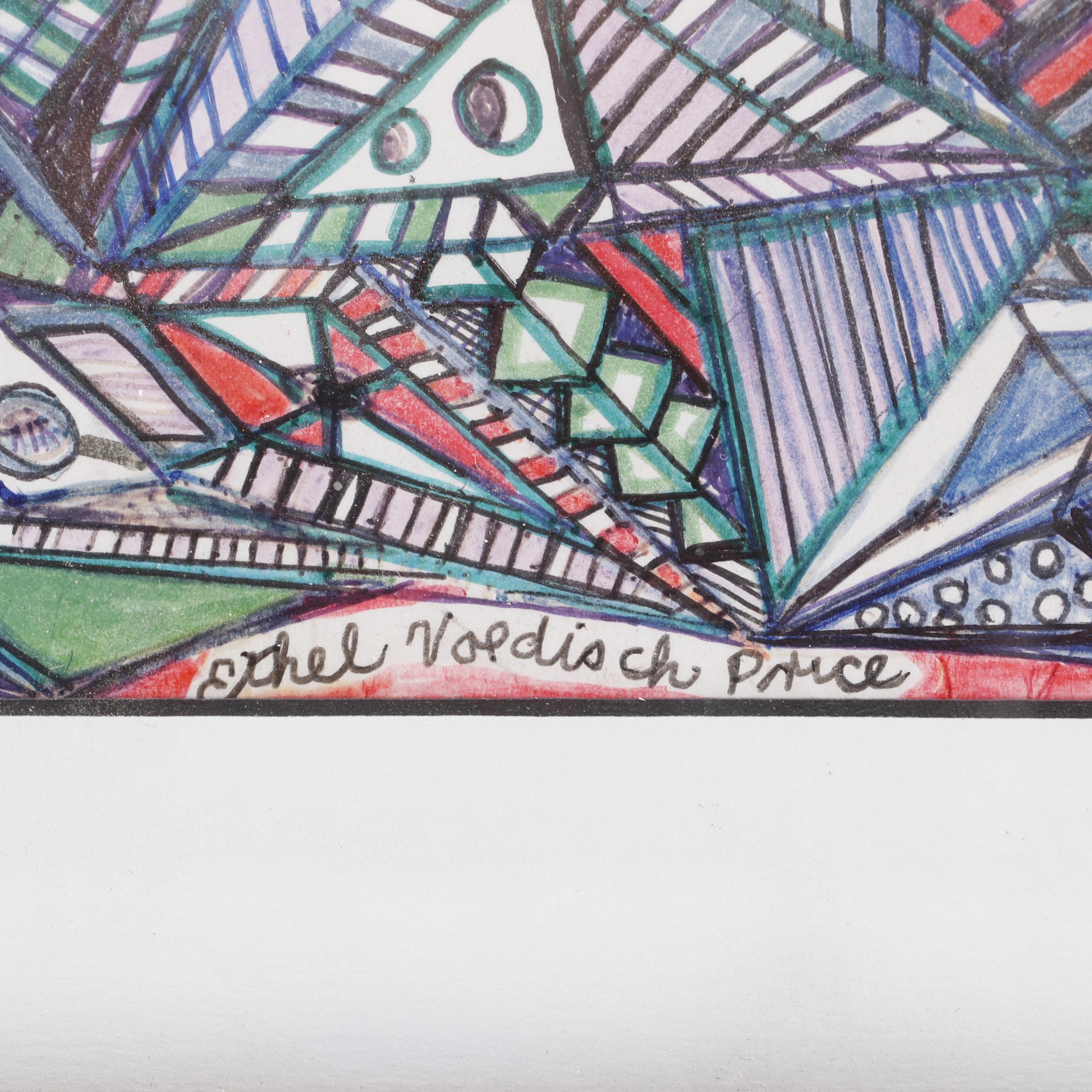 Ethel Voedisch-Price Pen and Marker Drawings