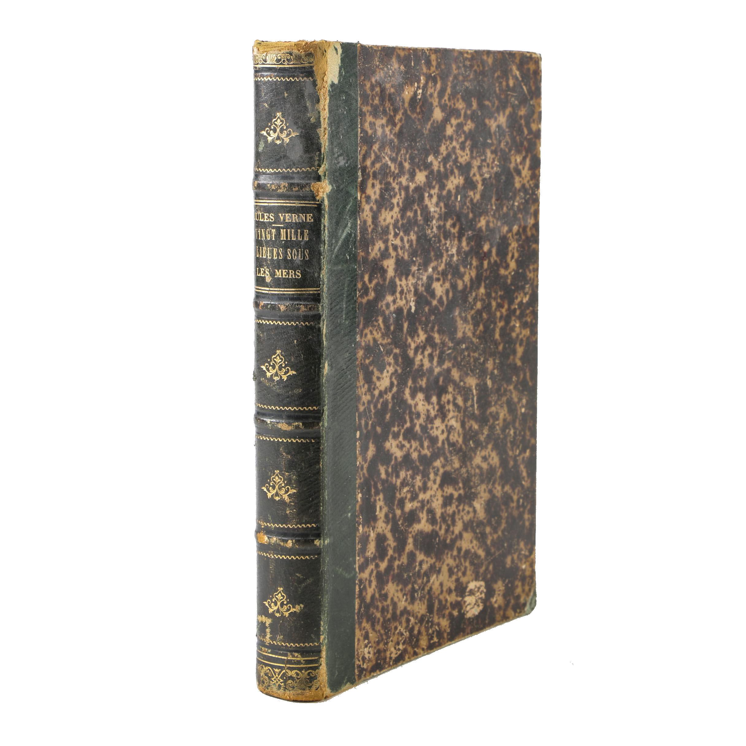1871 First French Edition "Twenty Thousand Leagues Under the Sea"