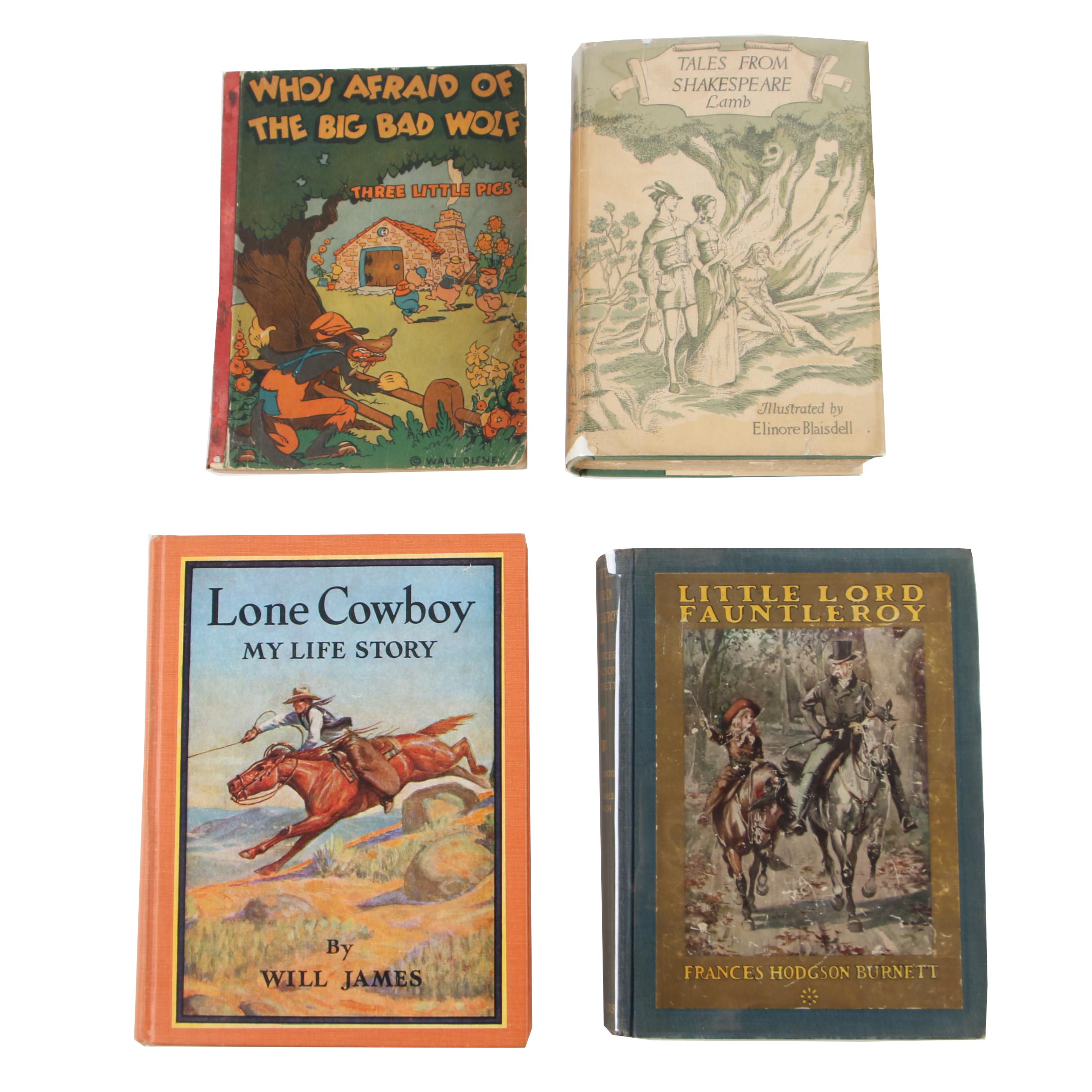 "Little Lord Fauntleroy" and Other Vintage Children's Books