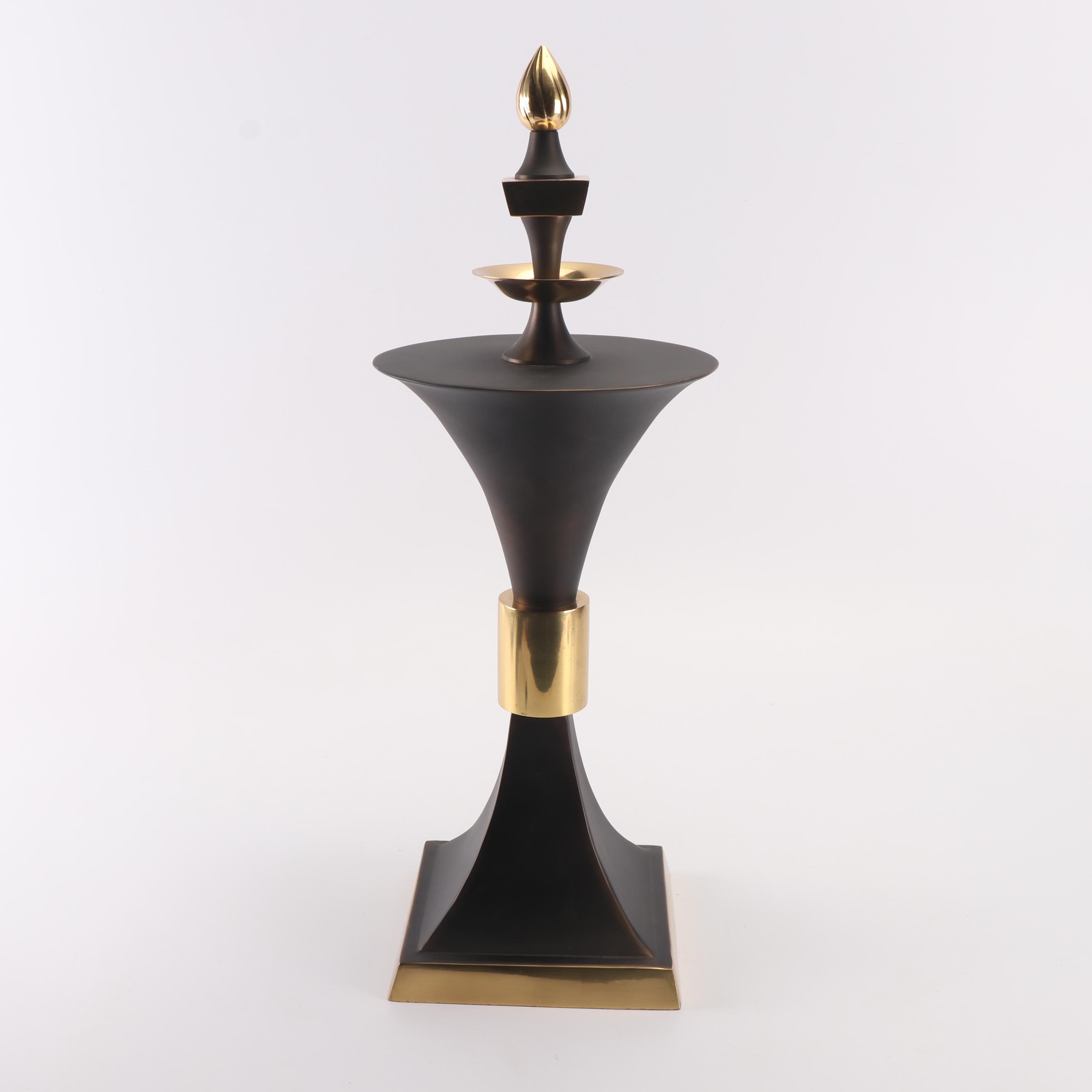 Decorative Metal Finial Table Decor