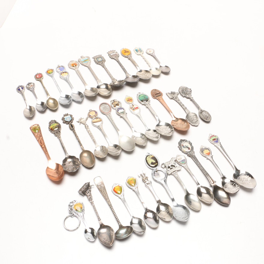 Collection of Souvenir Spoons