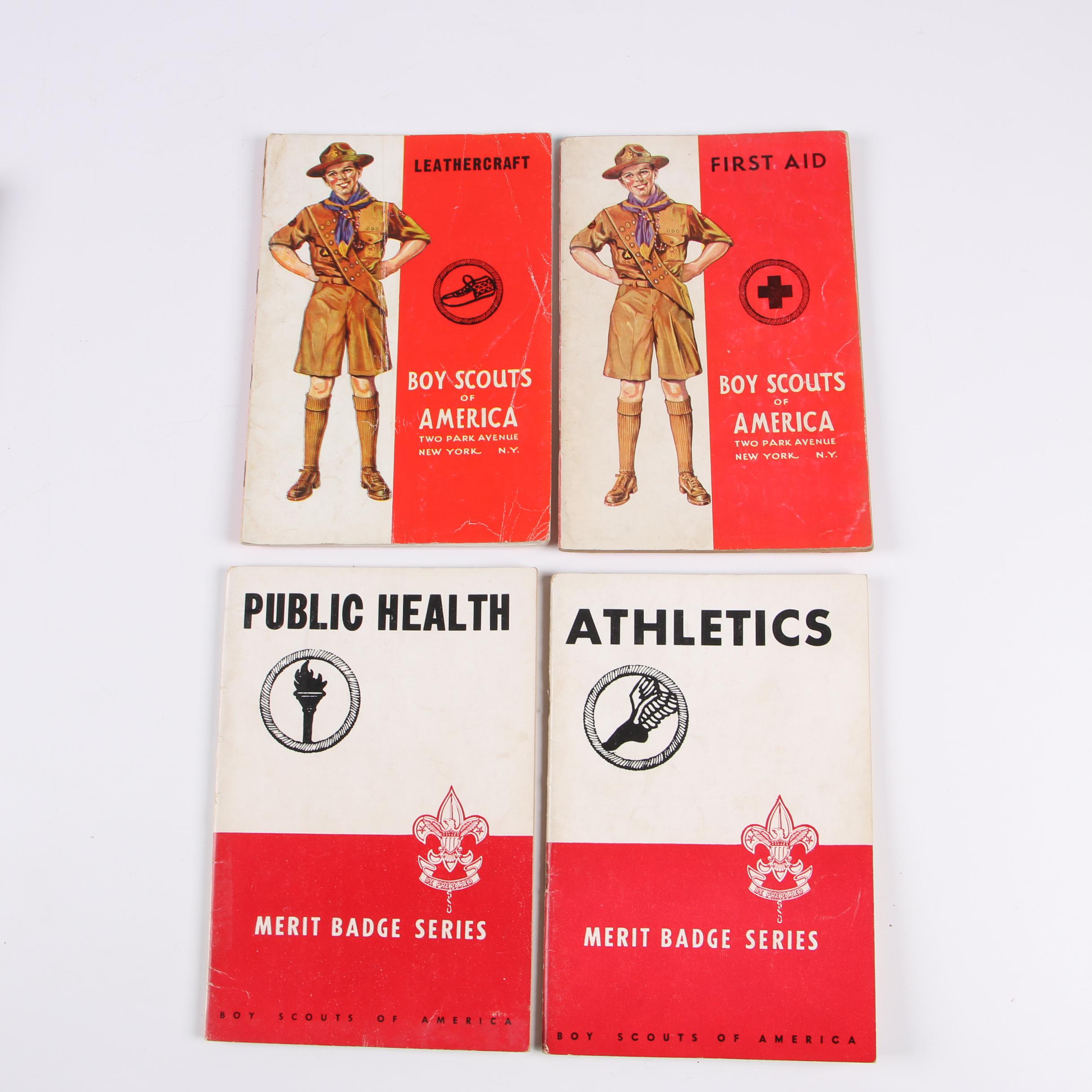 Boy Scout Merit Badge Handbooks and Membership Cards, 1940s
