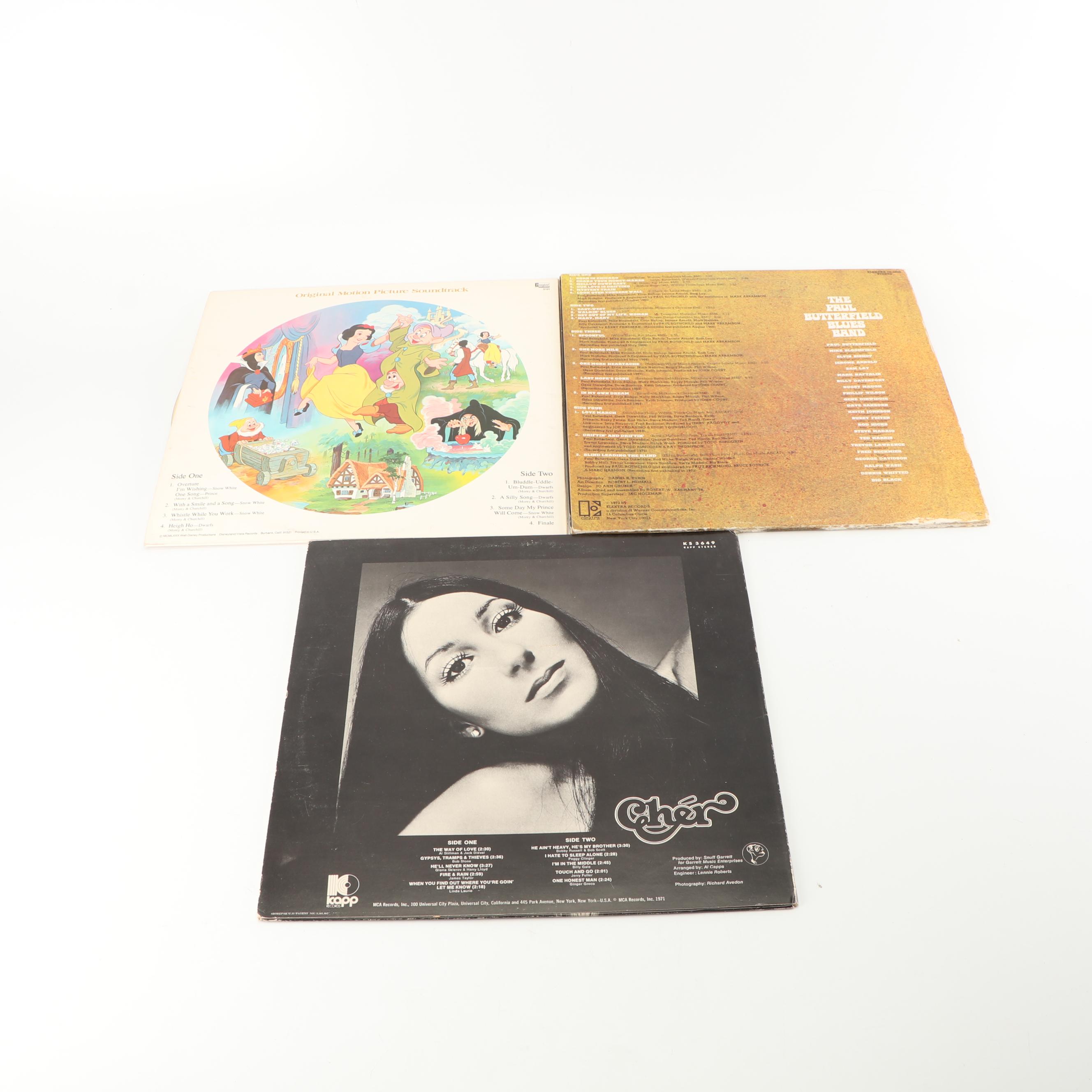 1960s-1970s Records including Disney Picture Disc "Snow White"