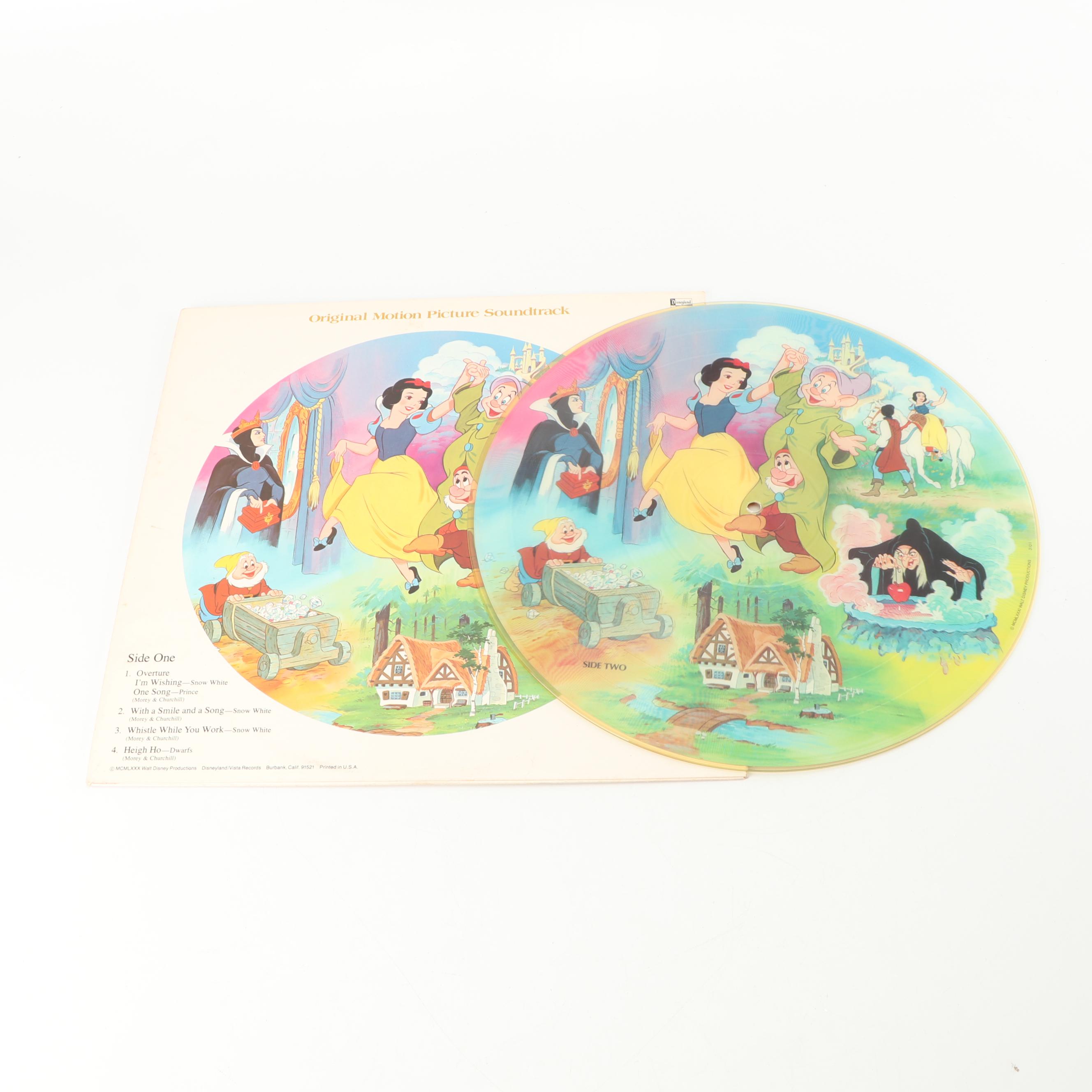 1960s-1970s Records including Disney Picture Disc "Snow White"