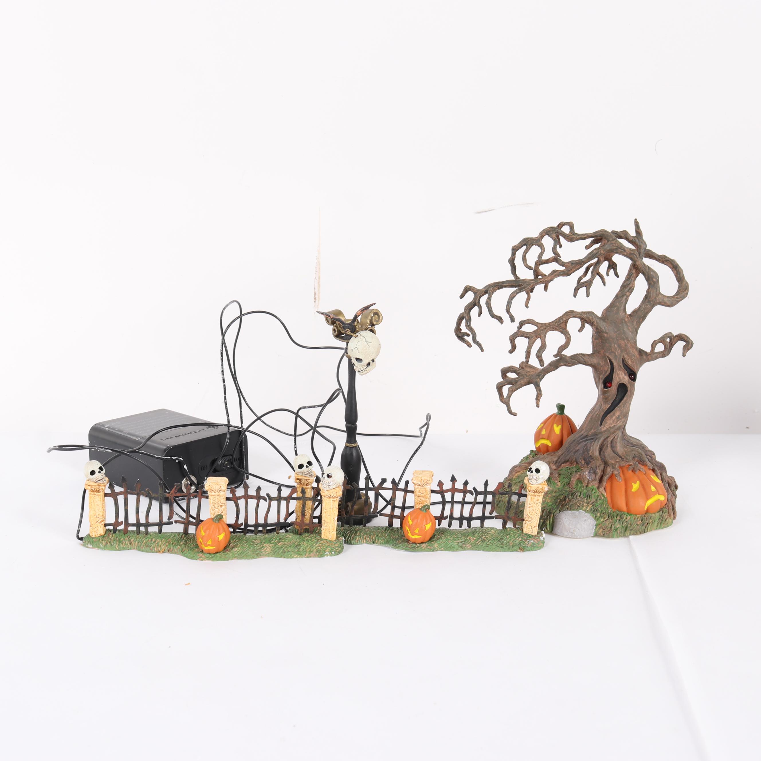 Department 56 Snow Village Halloween Table Decor