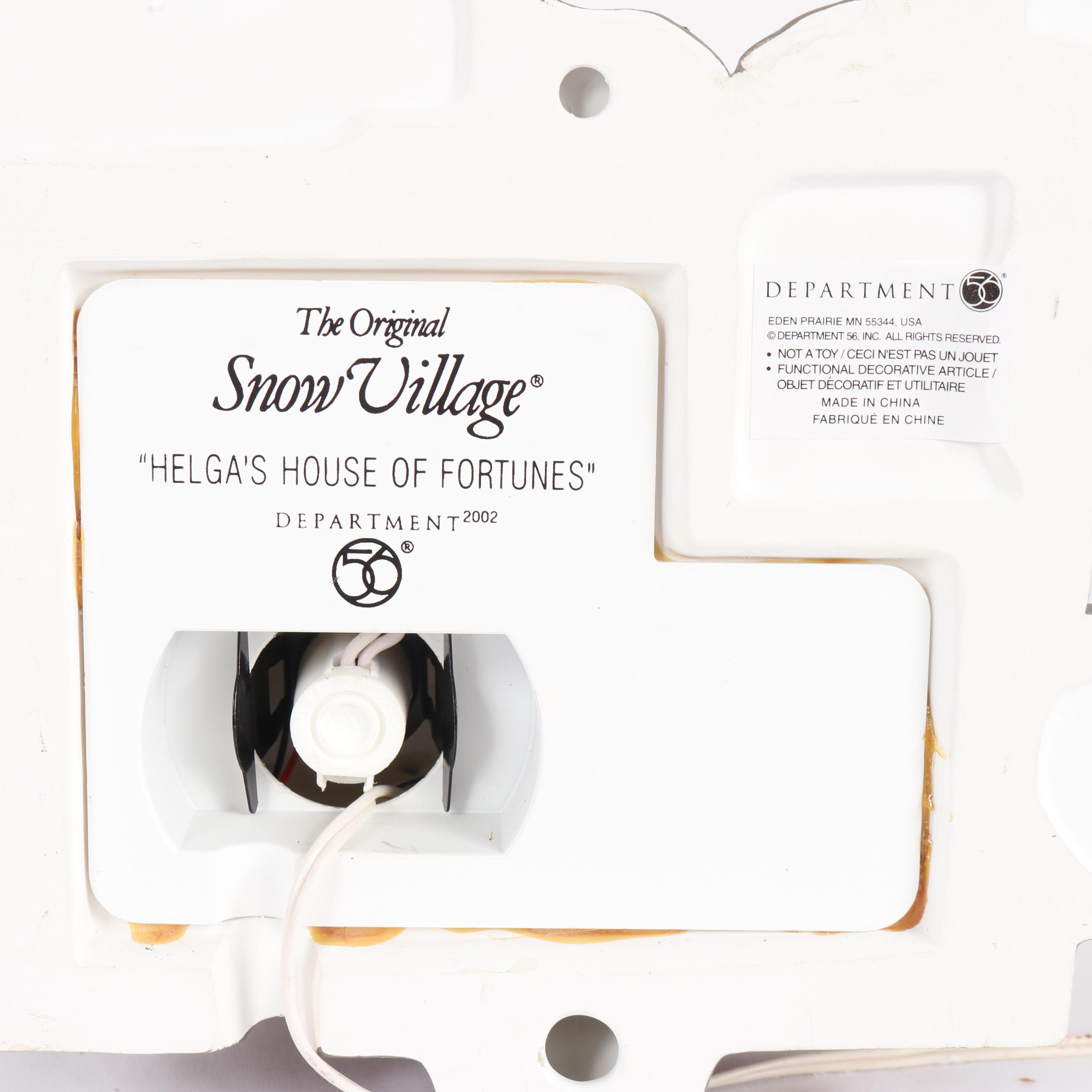 Department 56 Snow Village Halloween Table Decor